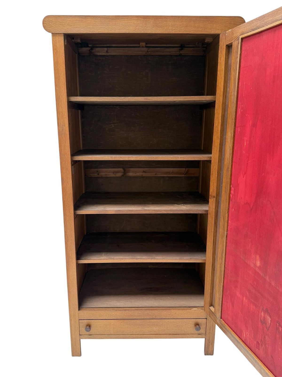 Art Deco Modernist One Door Armoire Or Wardrobe By Cornelis Van Der Sluys, 1920s photo vinterior