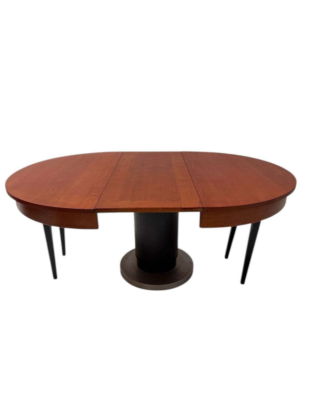 Art Deco Modernist Round Extendable Dining Room Table By Hendrik Wouda, 1931 photo for sale