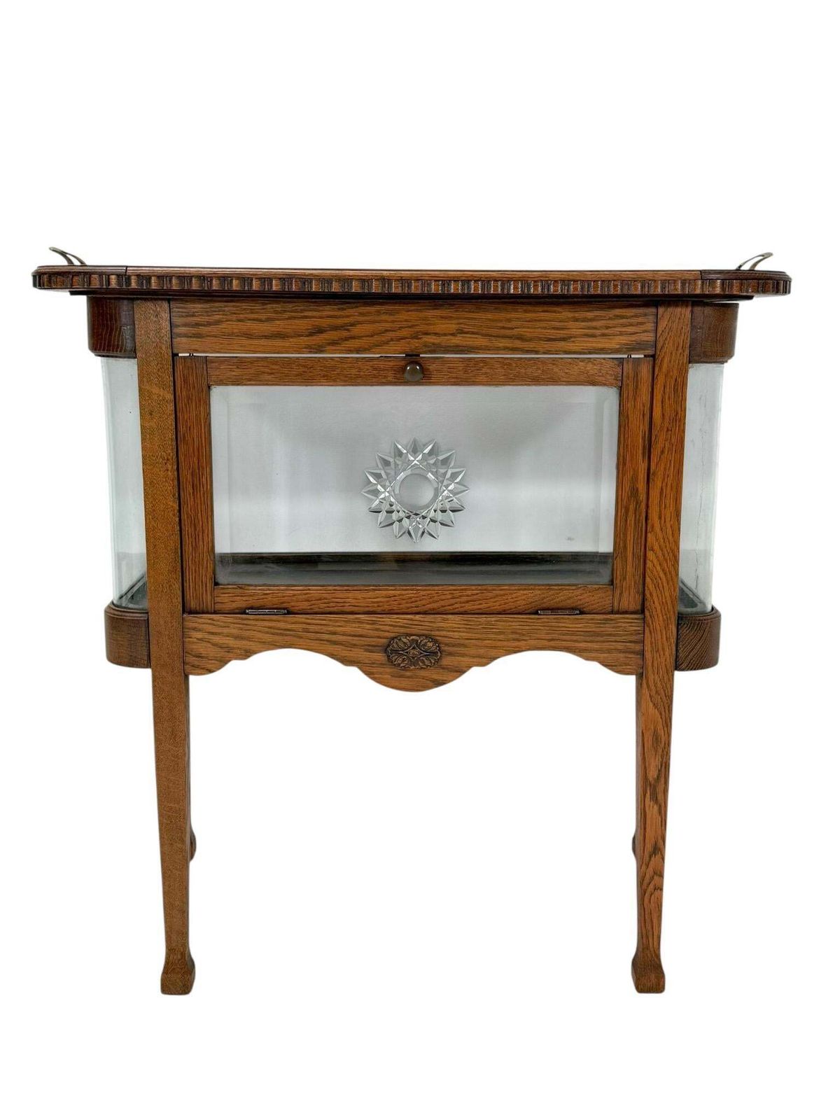Art Nouveau Tea Cabinet With Serving Tray, 1900s photo for sale
