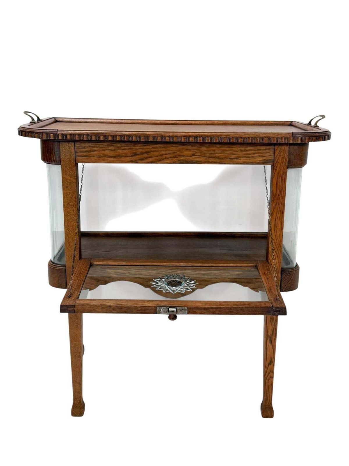 Art Nouveau Tea Cabinet With Serving Tray, 1900s photo 1284.0