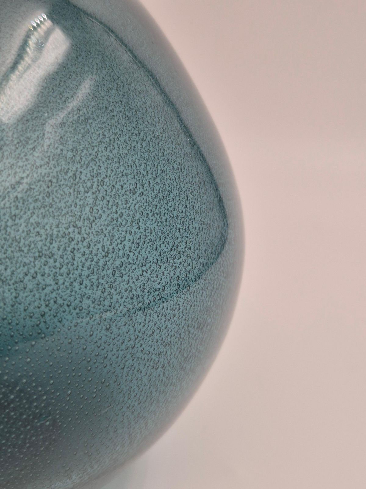 Erik Höglund, Ballon Shapes Vase In Blue Glass For Boda Sweden, Mid1900s. photo Home Decor