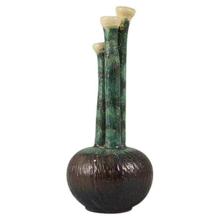 Arne Säfström, Rare Tulip Vase In Ceramic, Scandinavian Modern Mid1900s