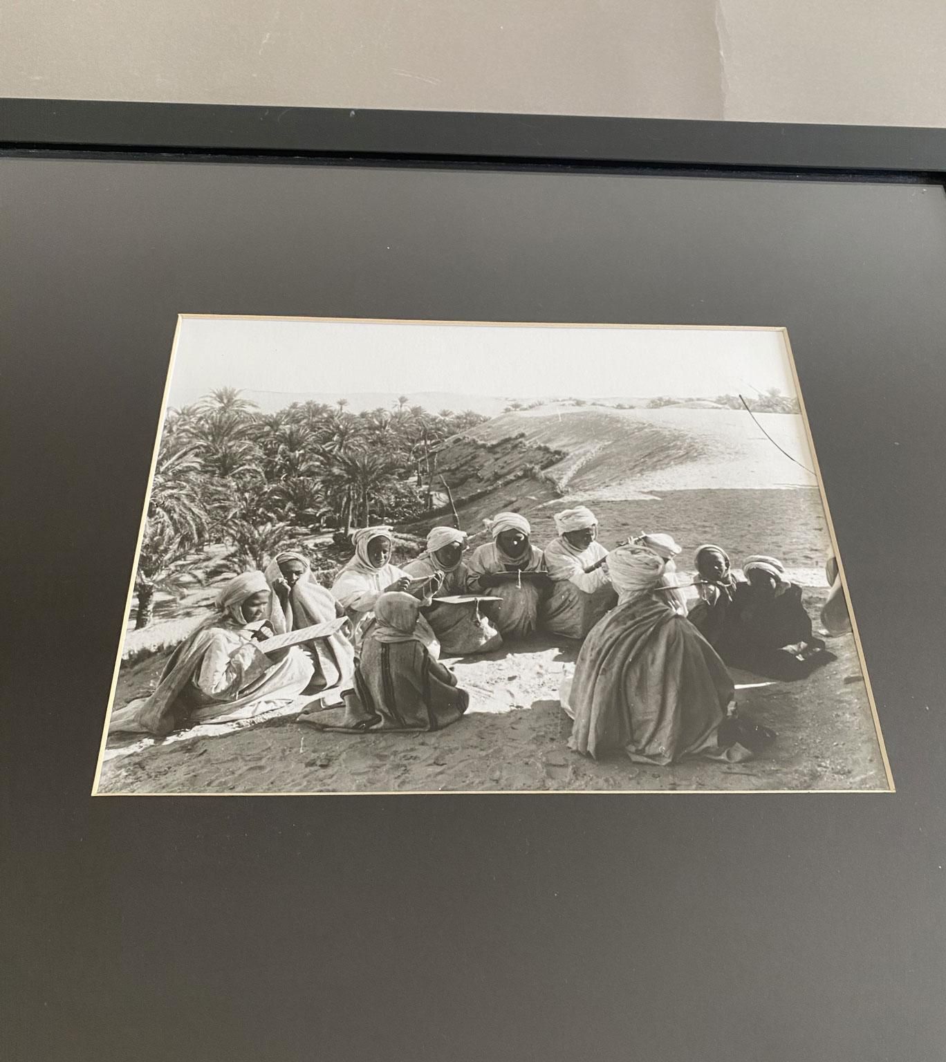 Egypt 1950 Black And White Sahara Desert Photographs In Contemporary Frame photo vinterior