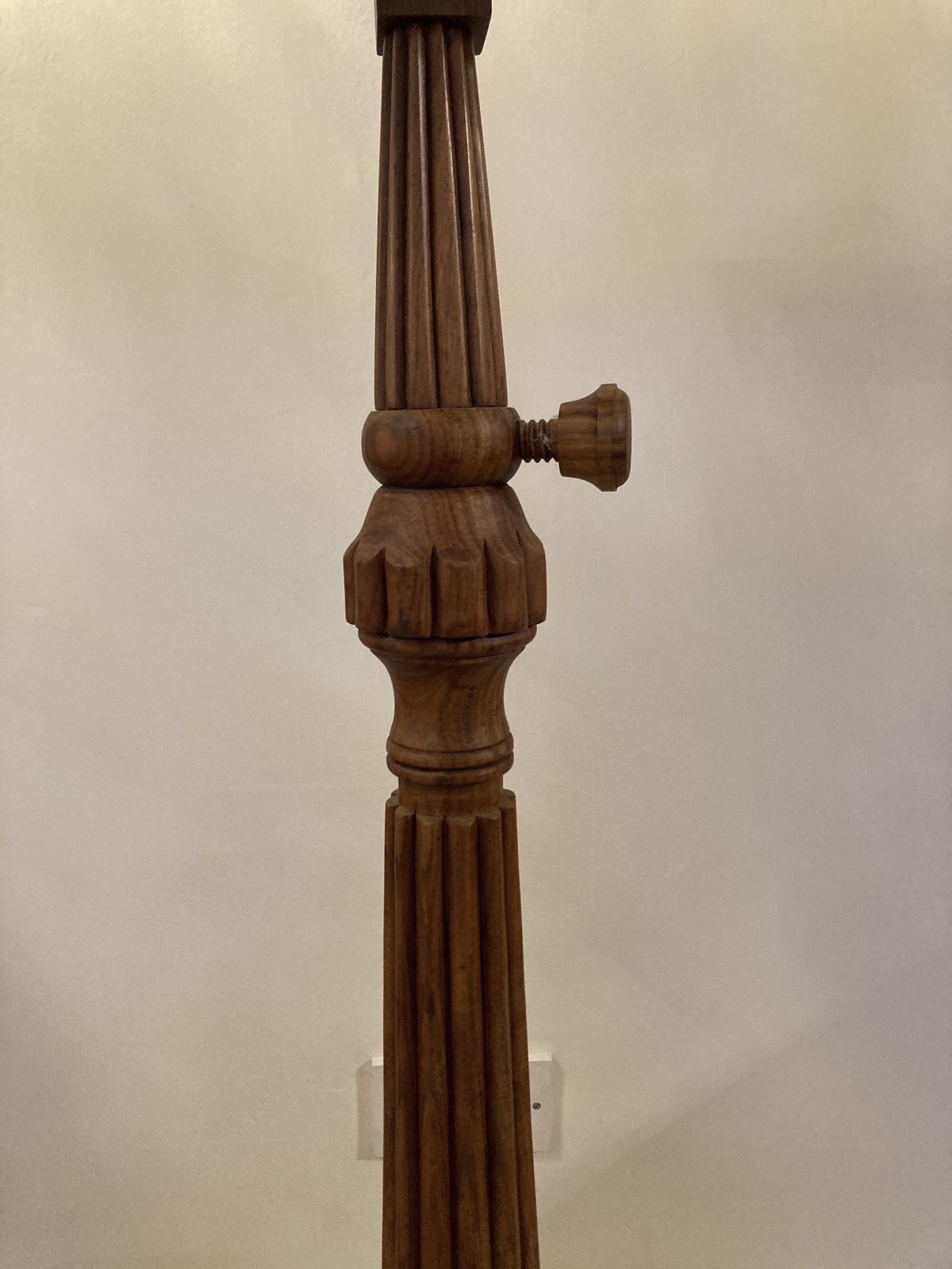 Carved Wooden Lyra Music Stand photo for sale