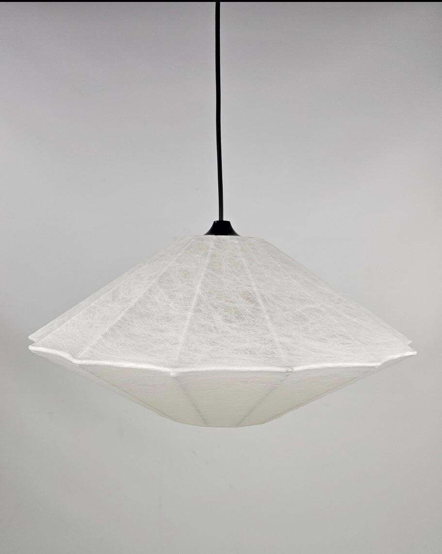 Lighting Austrian Postmodern Set Of Six "Cocoon" Chandeliers By Eglo Leuchten, 1990s photo