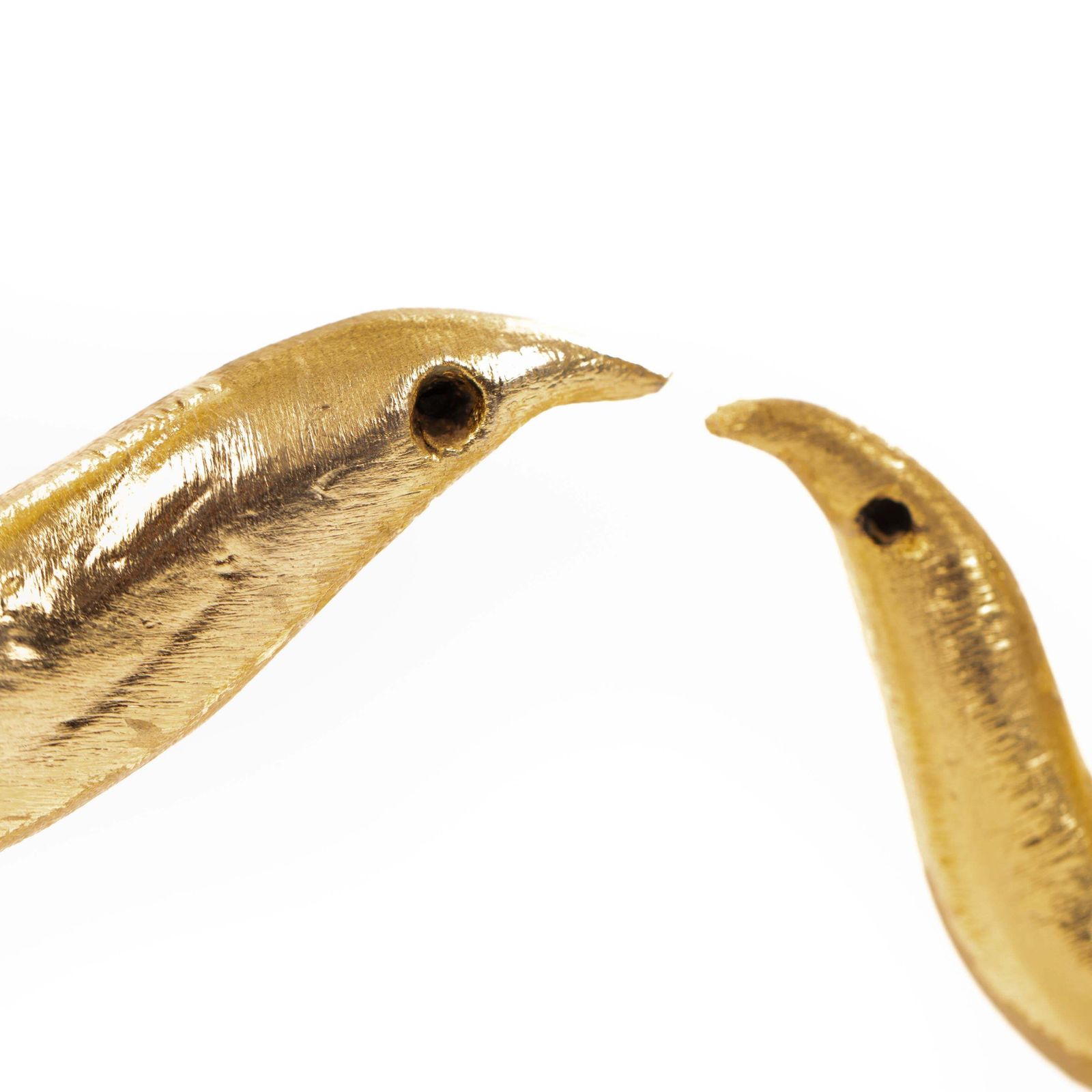 2786.0 Pair Of French Gilded Bronze Candlesticks By Pierre Casenove For Fondica, 1980s photo