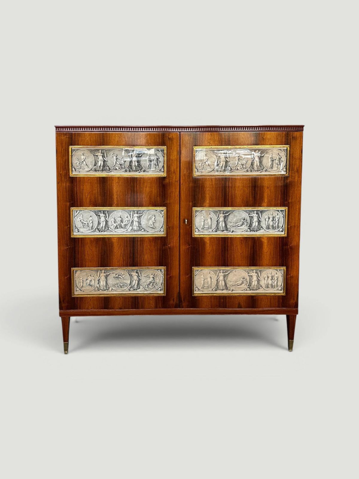 Italian Mid Century Sideboard Or Cabinet Bar Designed By Paolo Buffa, 1950s photo for sale