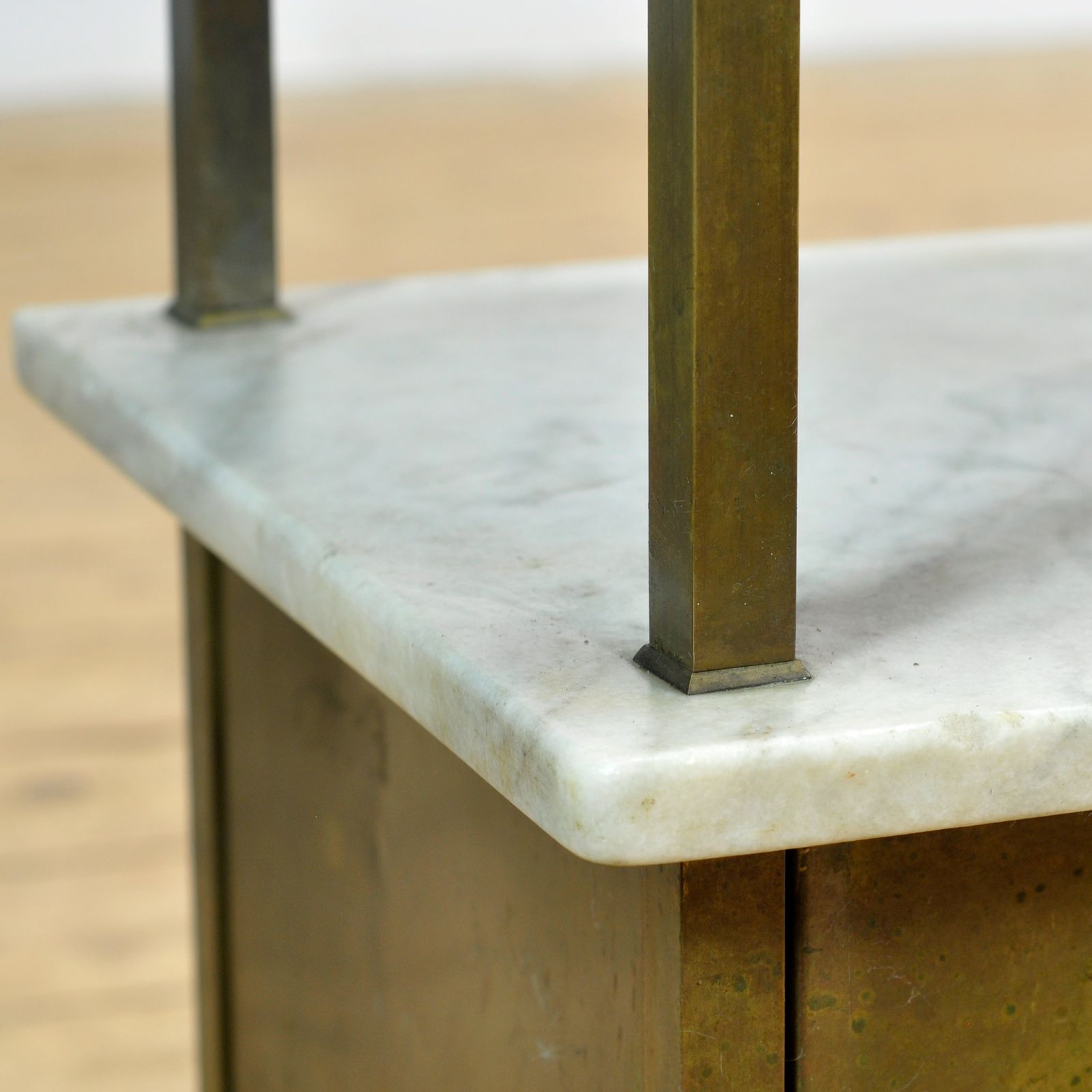 photo for sale Brass Bedside Table, Circa 1900