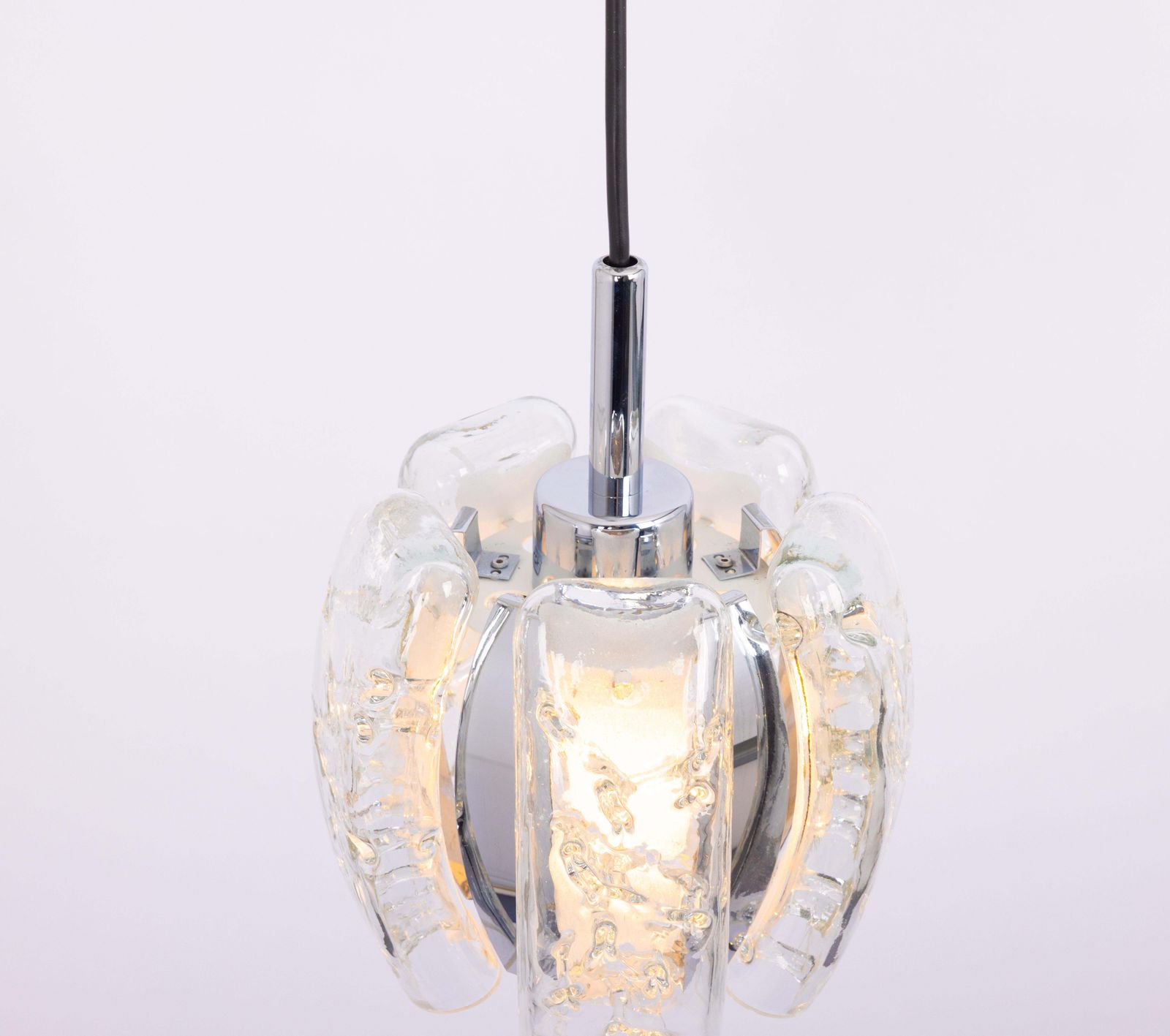 1 van 5 kleine Murano buisvormige hanglampen van Doria, jaren 1970 photo for sale