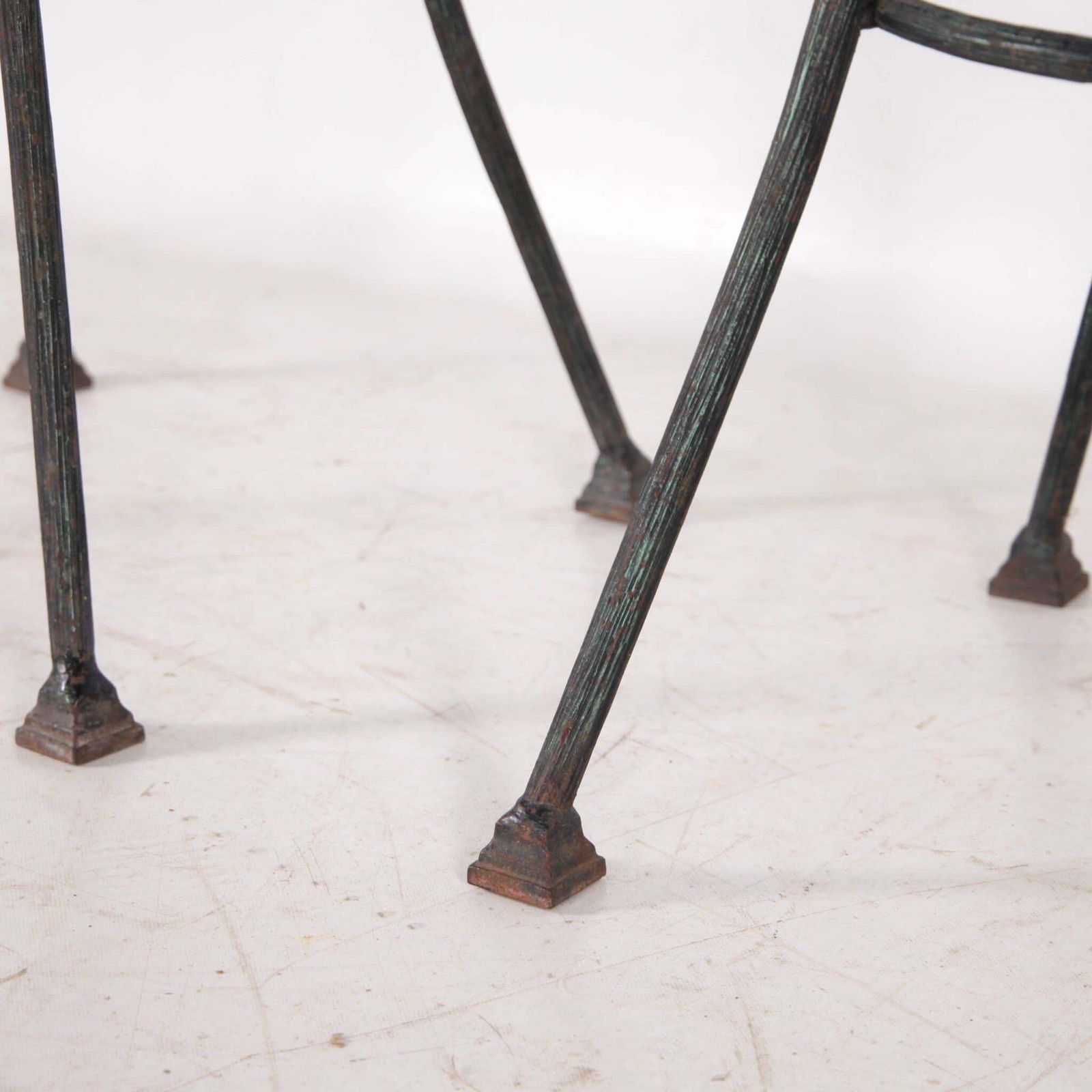 Pair Of Wrought Iron Sculpture Stands photo furniture