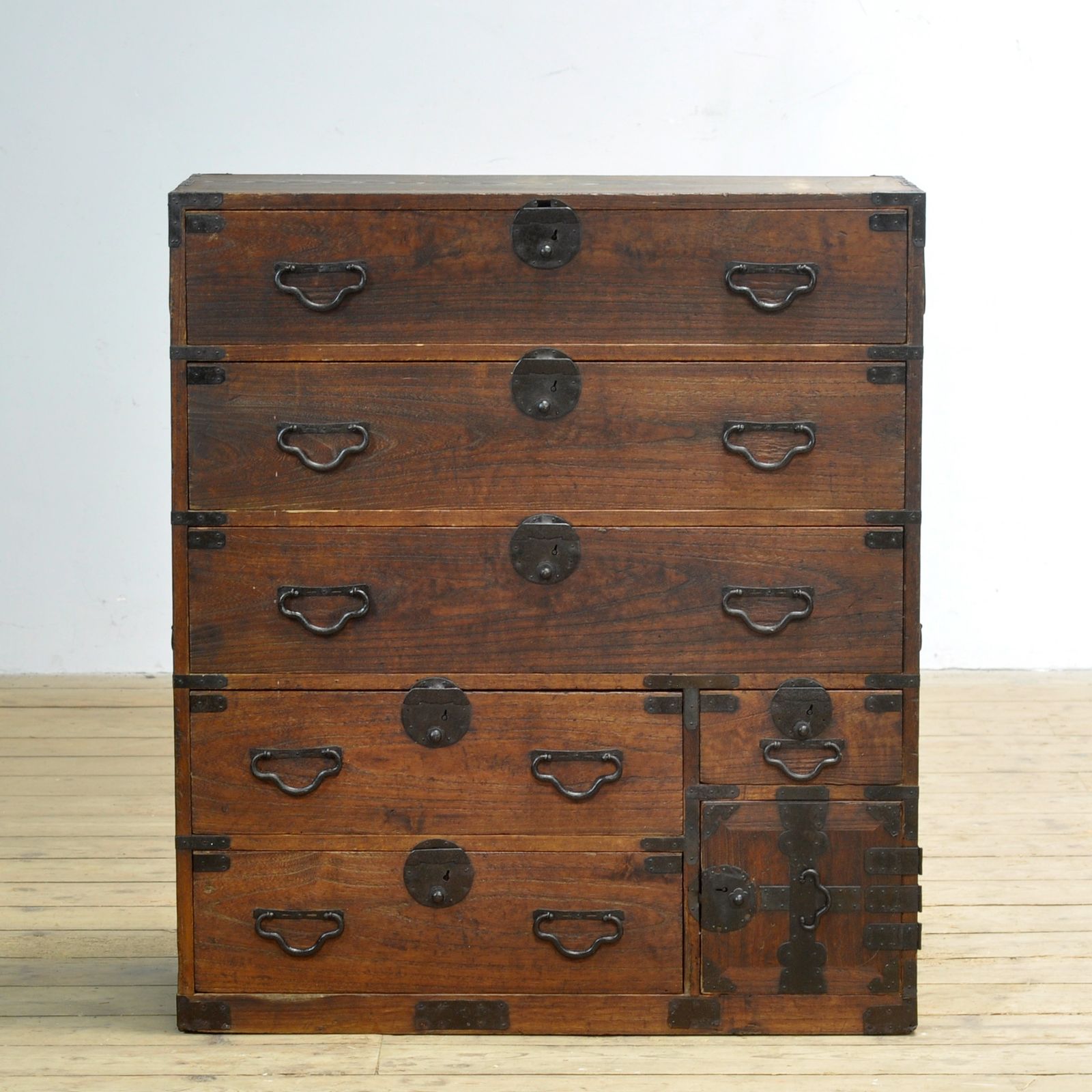 Japanese Tansu Chest Of Drawers, Circa 1870 photo furniture