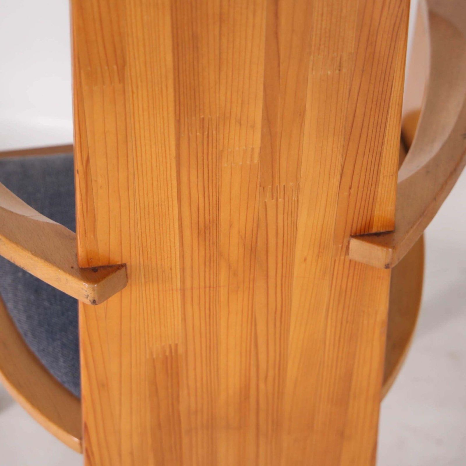 Pair Of Japanese Pinewood Armchairs photo vinterior
