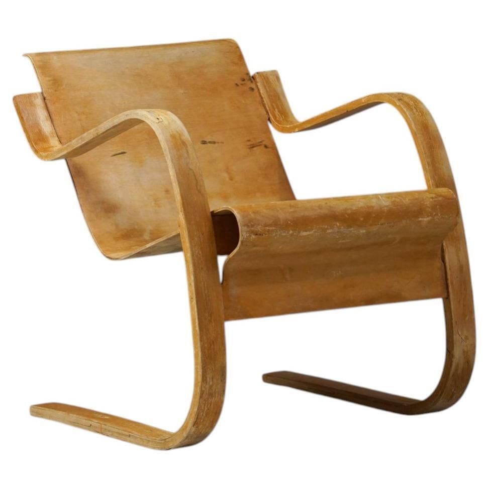 Collector's Piece/Extremely Rare Model 13 Armchair, Alvar Aalto, Early 1930s