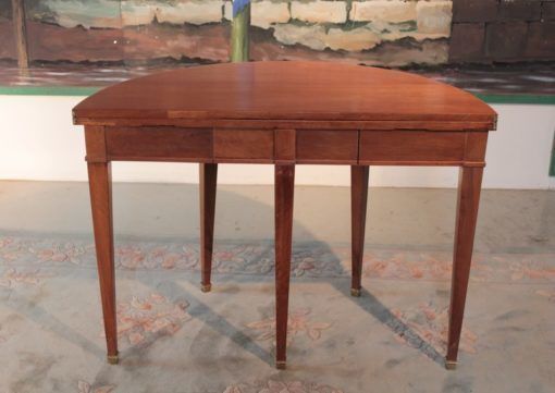 Directoire Half Moon Table Mahogany 19th photo 2032.19