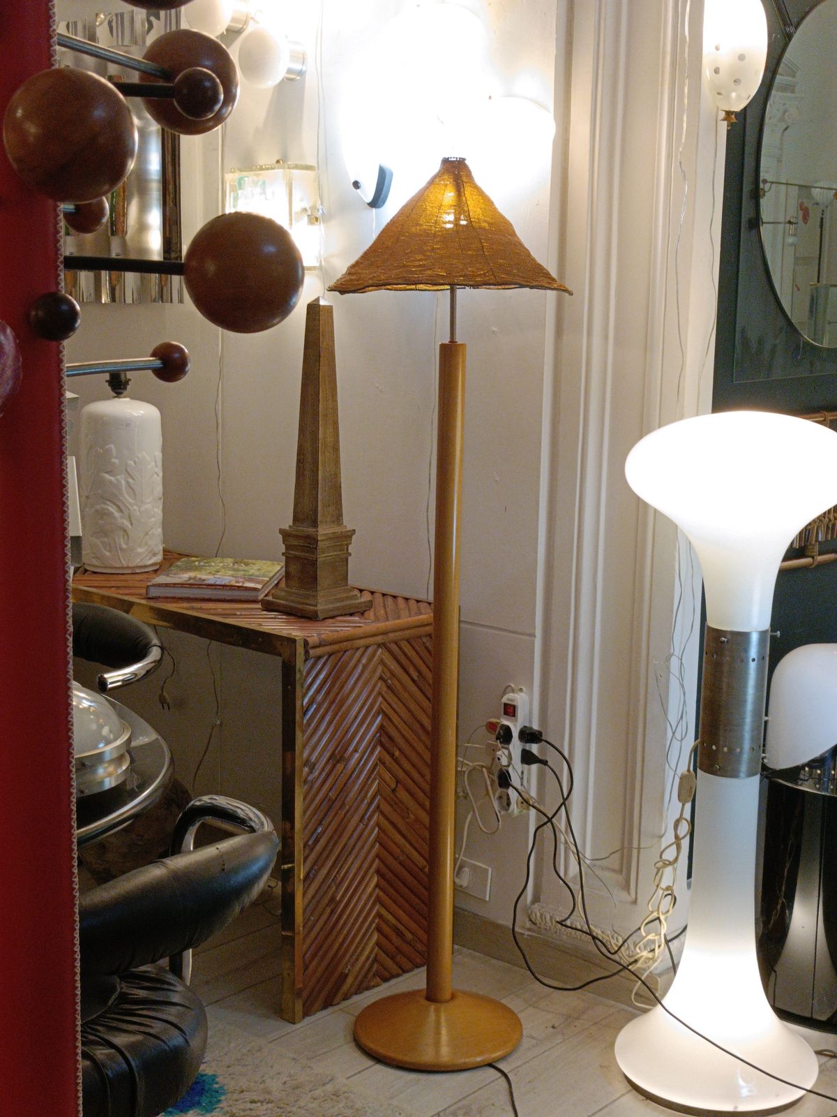Roberto Pamio & Renato Toso For Leucos Floor Lamp "Sarasar," Italy 1970s photo vinterior