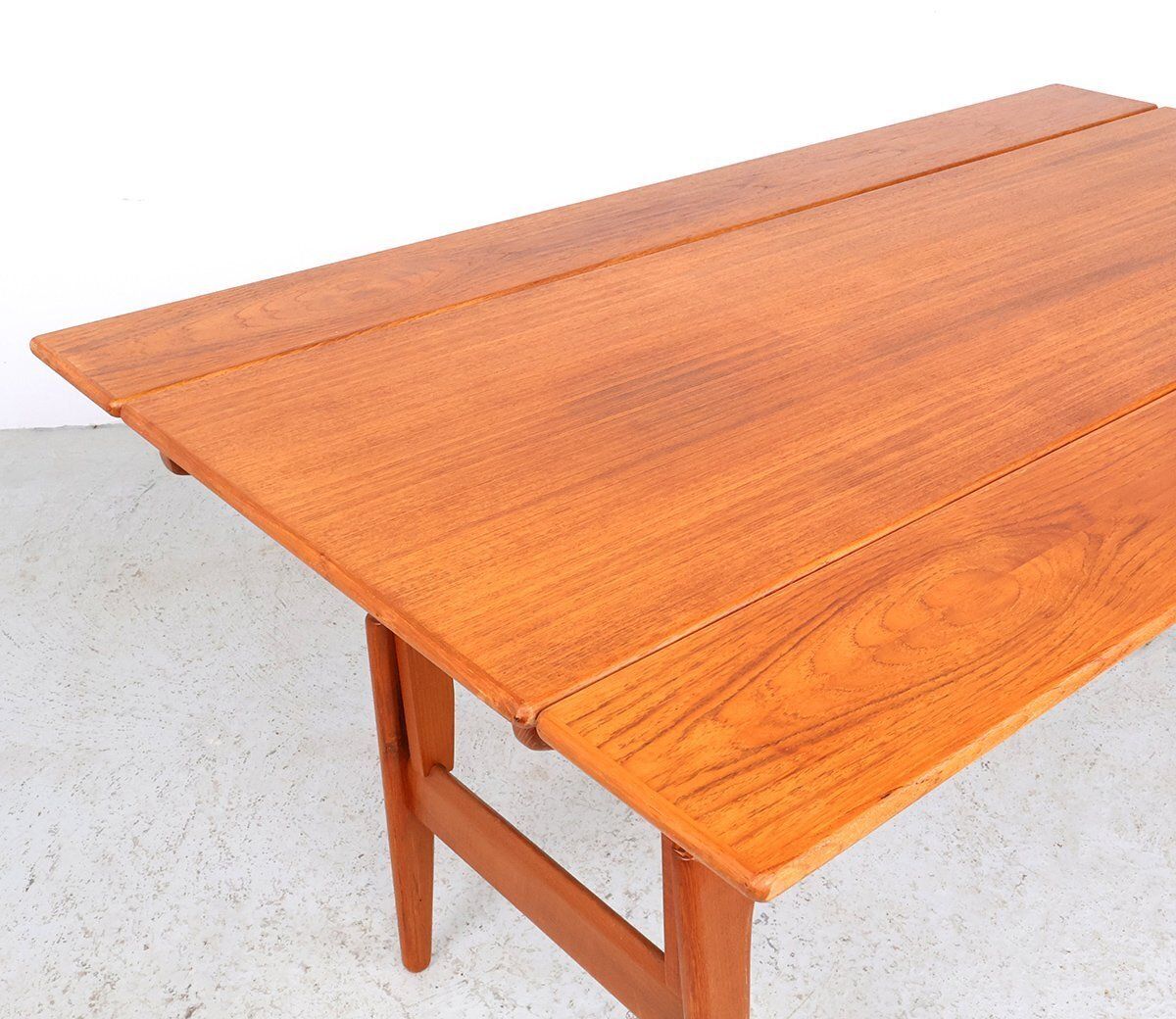 photo for sale Vintage Height Adjustable Coffee Or Dining Table By Kai Kristiansen For Trioh, 1970s
