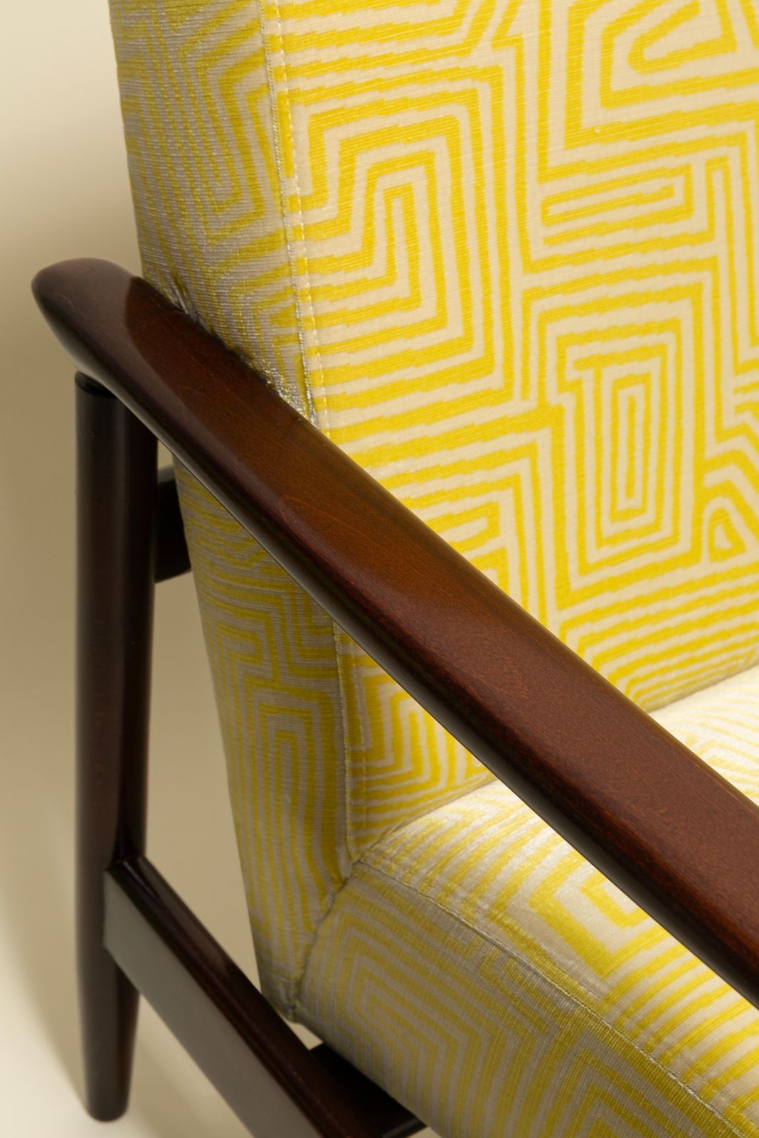 Mid Century Gfm 142 Armchair, Jamu Jungle Velvet By Dedar, E. Homa, Europe, 1960 photo Furniture