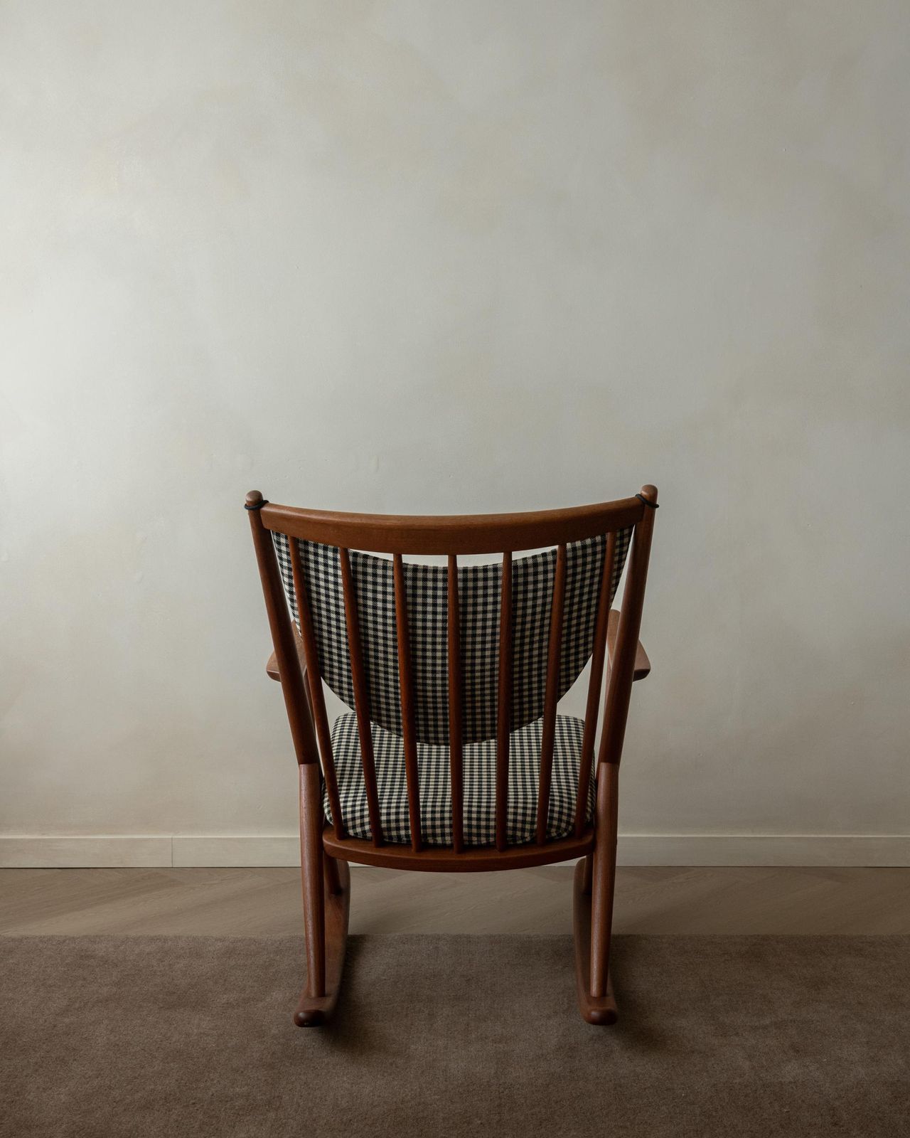 Vintage Danish Teak Rocking Chair Model 182 By Frank Reenskaug For Bramin, 1950s photo for sale