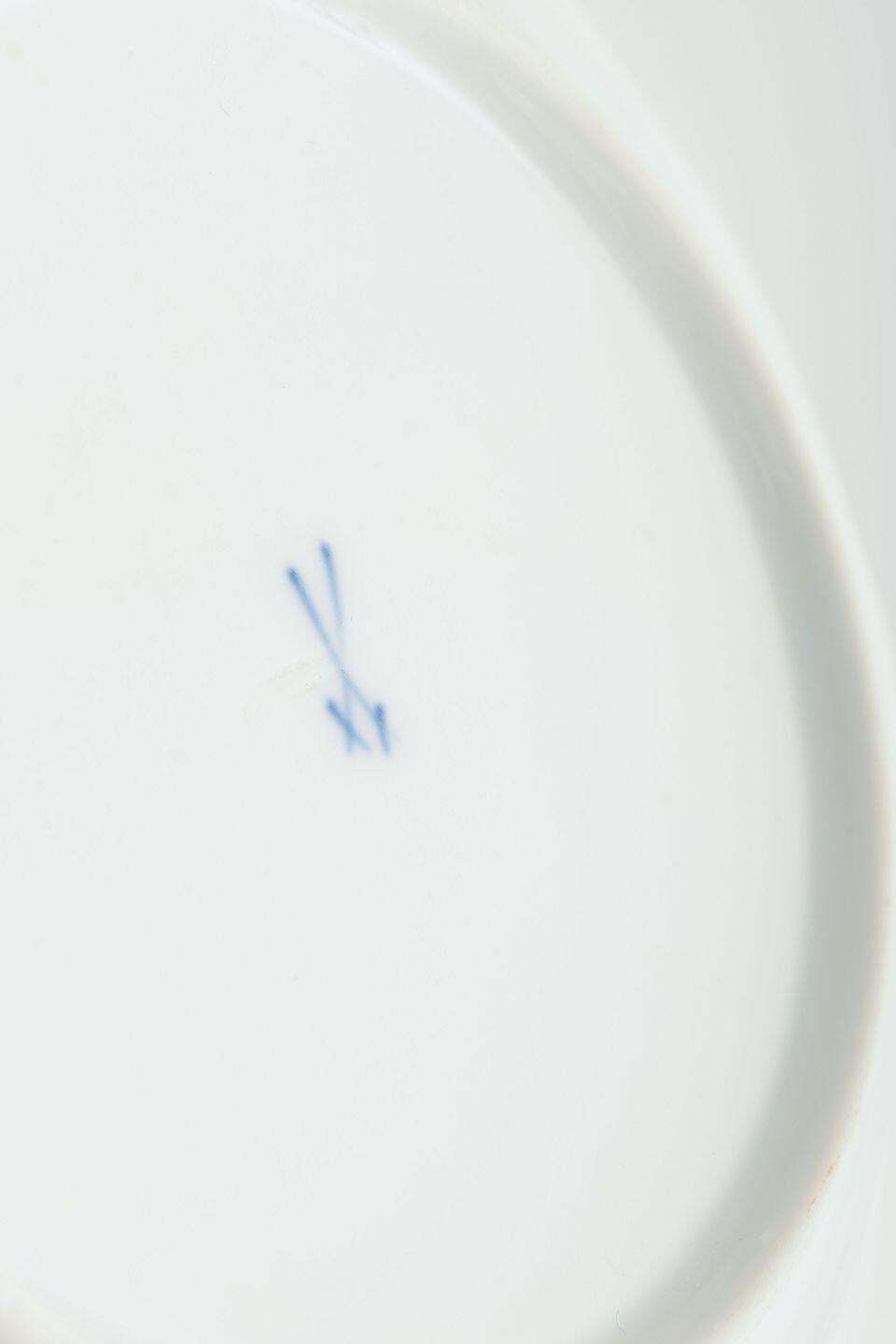Meissen, Germany. Seven Porcelain Plates With Floral Decoration. Ca. 1930s photo Home Decor