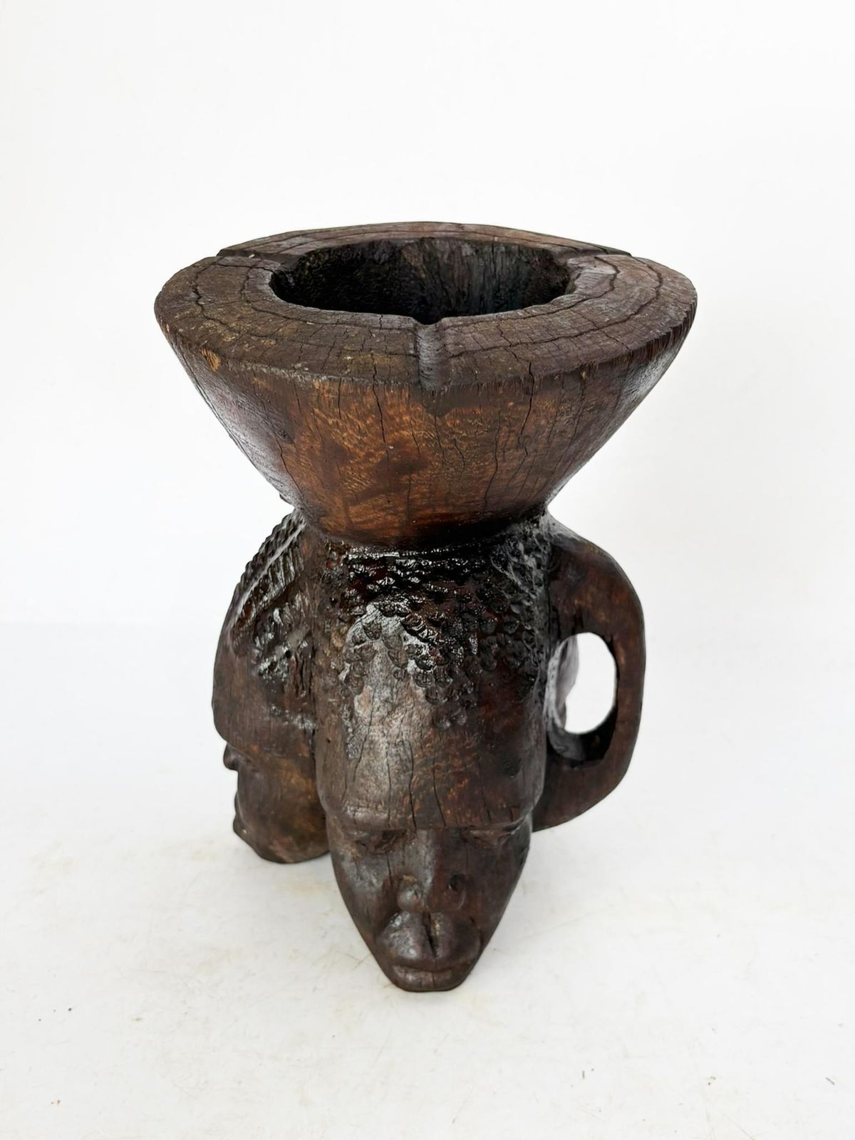 Three Sided Wooden Ashtray, France, 1960 photo furniture