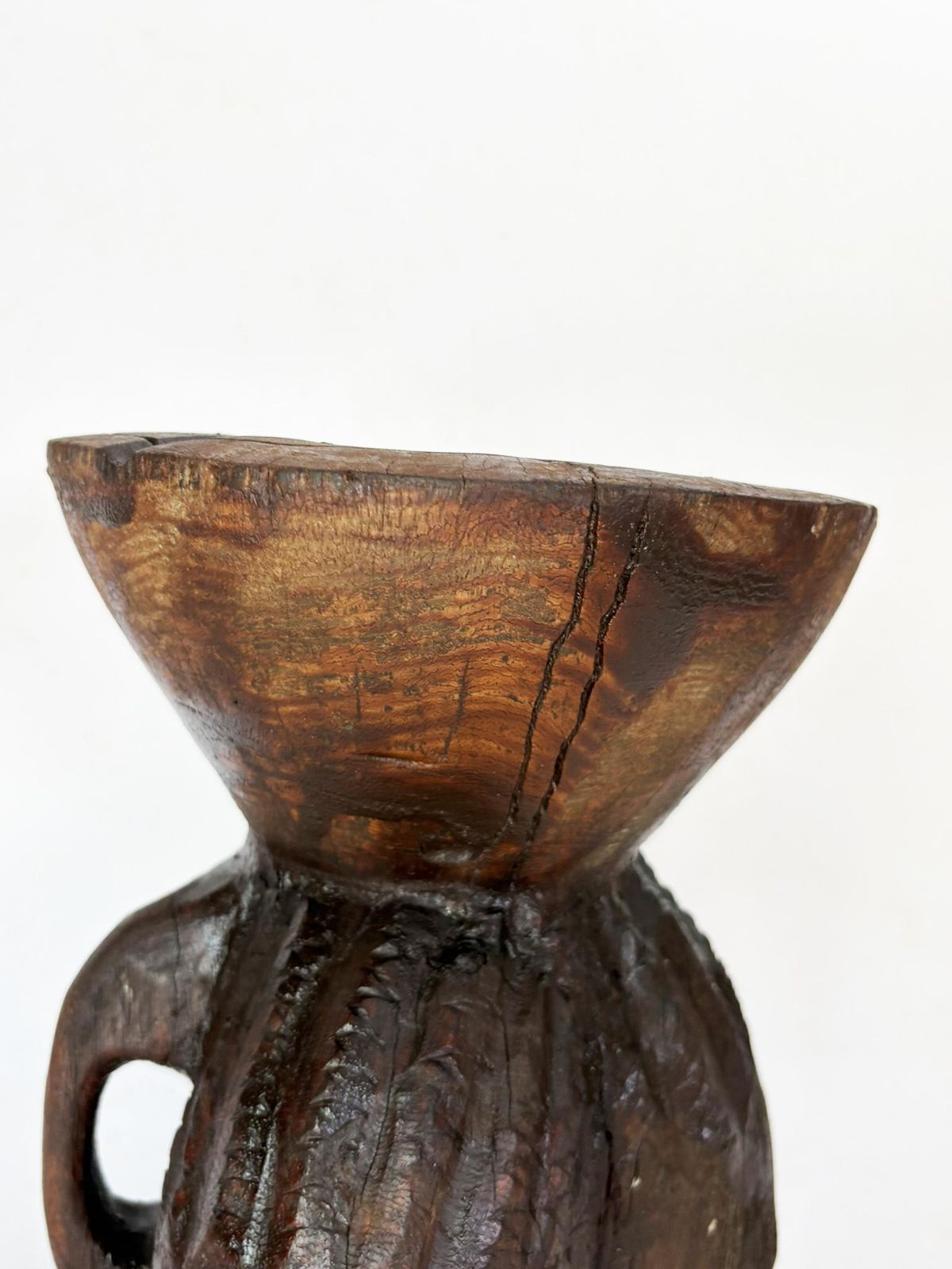 photo furniture Three Sided Wooden Ashtray, France, 1960