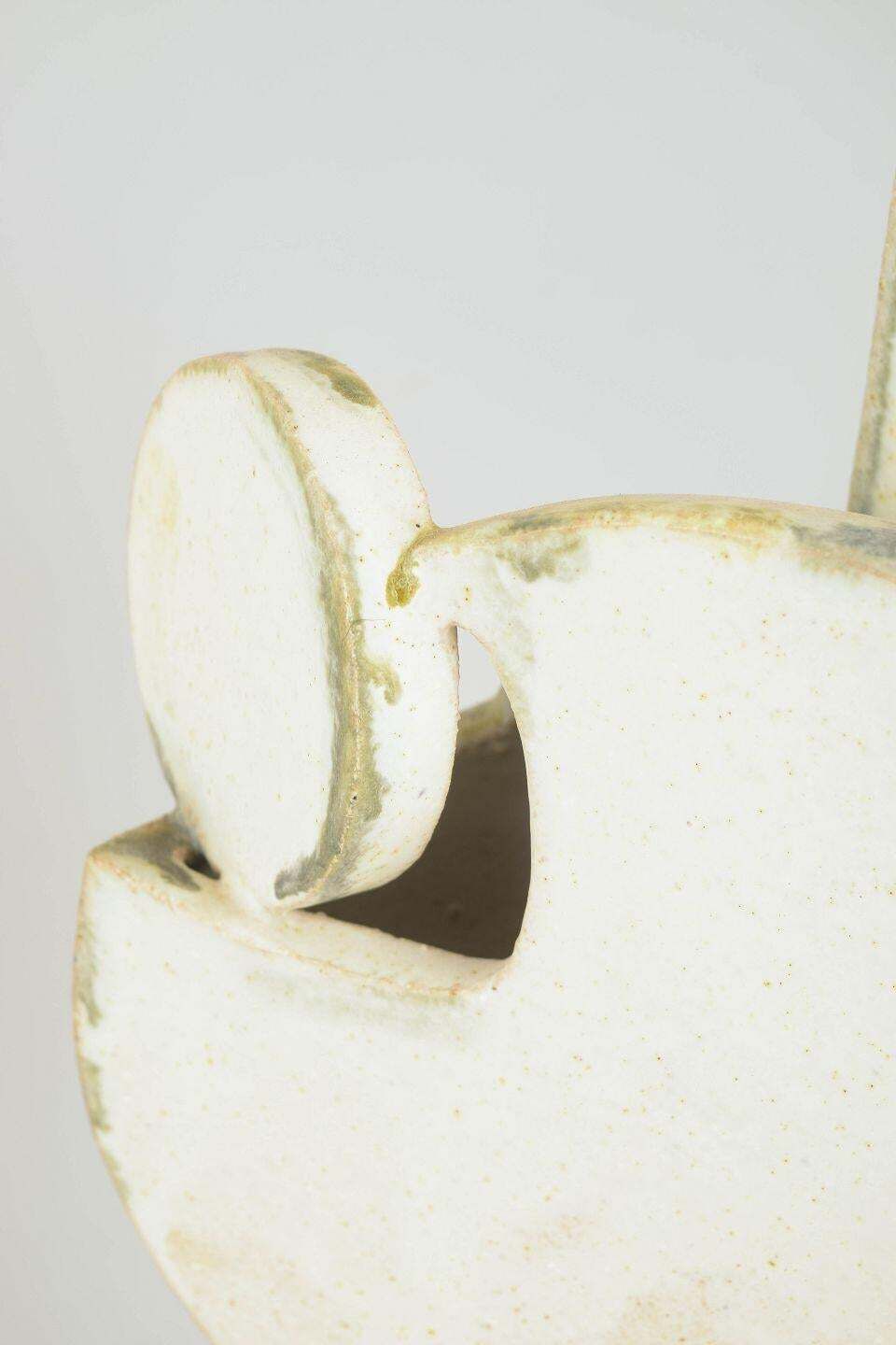 Christina Muff, Contemporary Danish Artist. Cubist Stoneware Bust. 2025 photo for sale