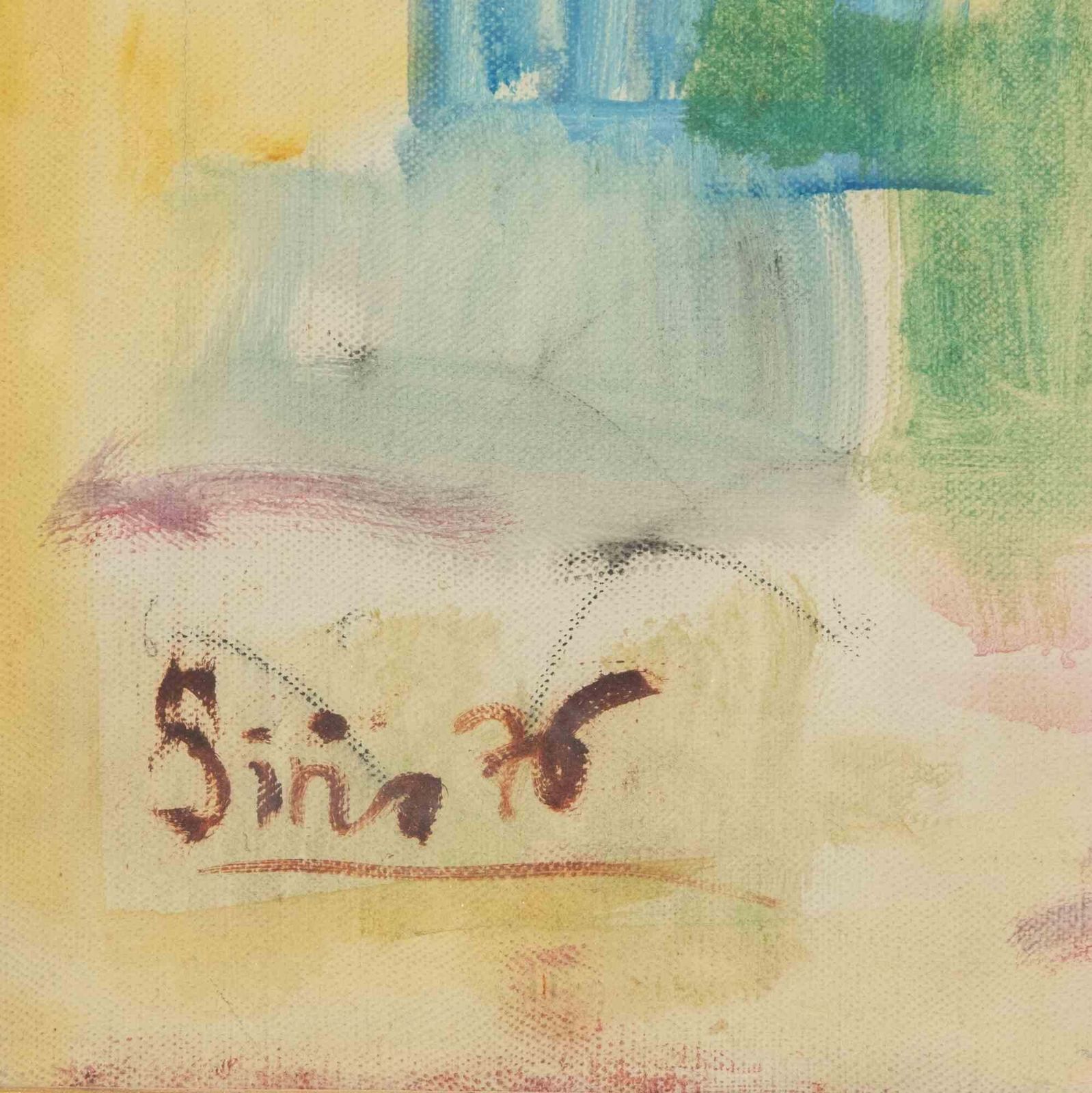 Girl   Oil Paint By Sirio Pellegrini   1976 photo Art