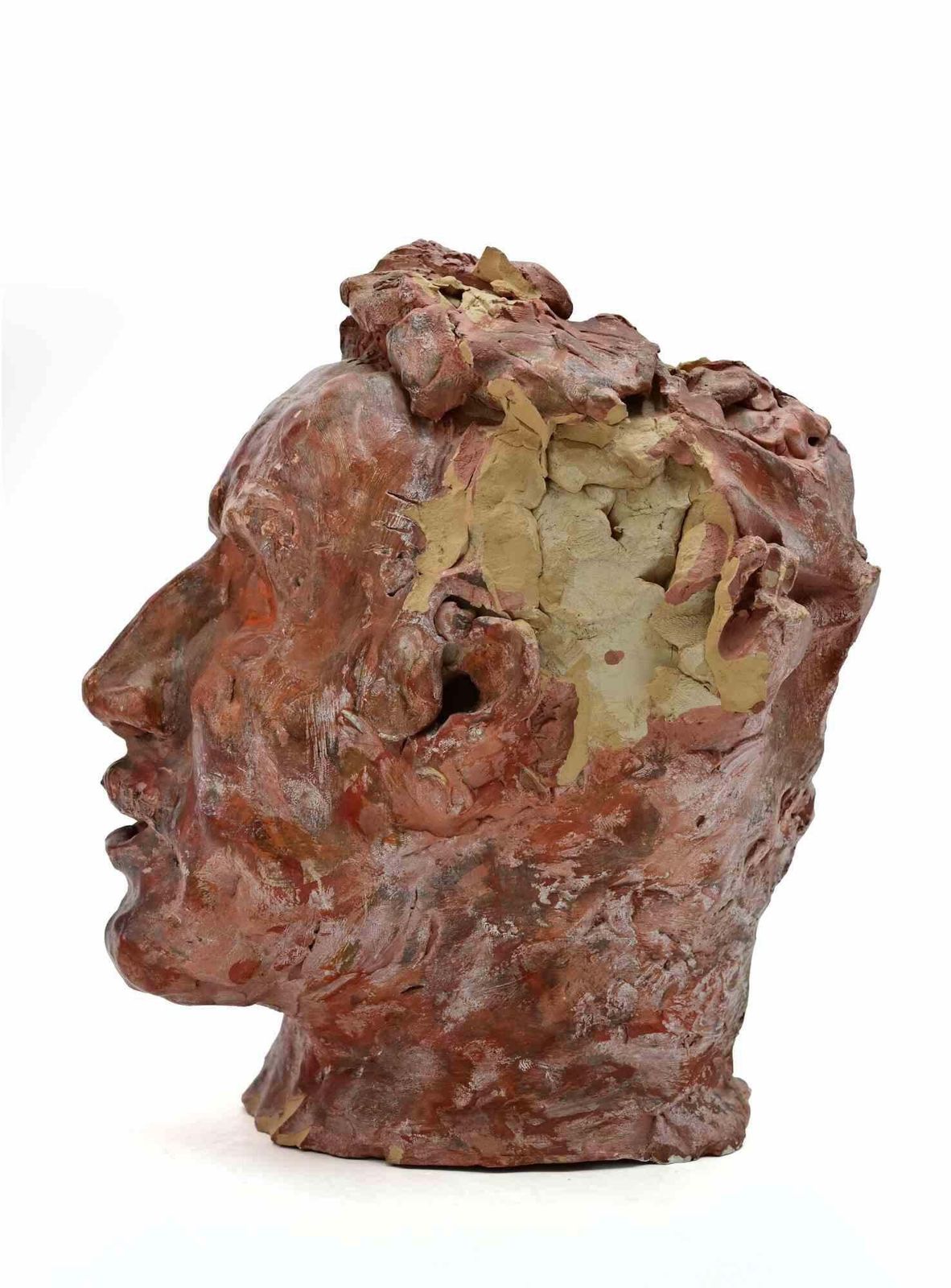 Portrait   Sculpture By Sirio Pellegrini   1960s photo for sale