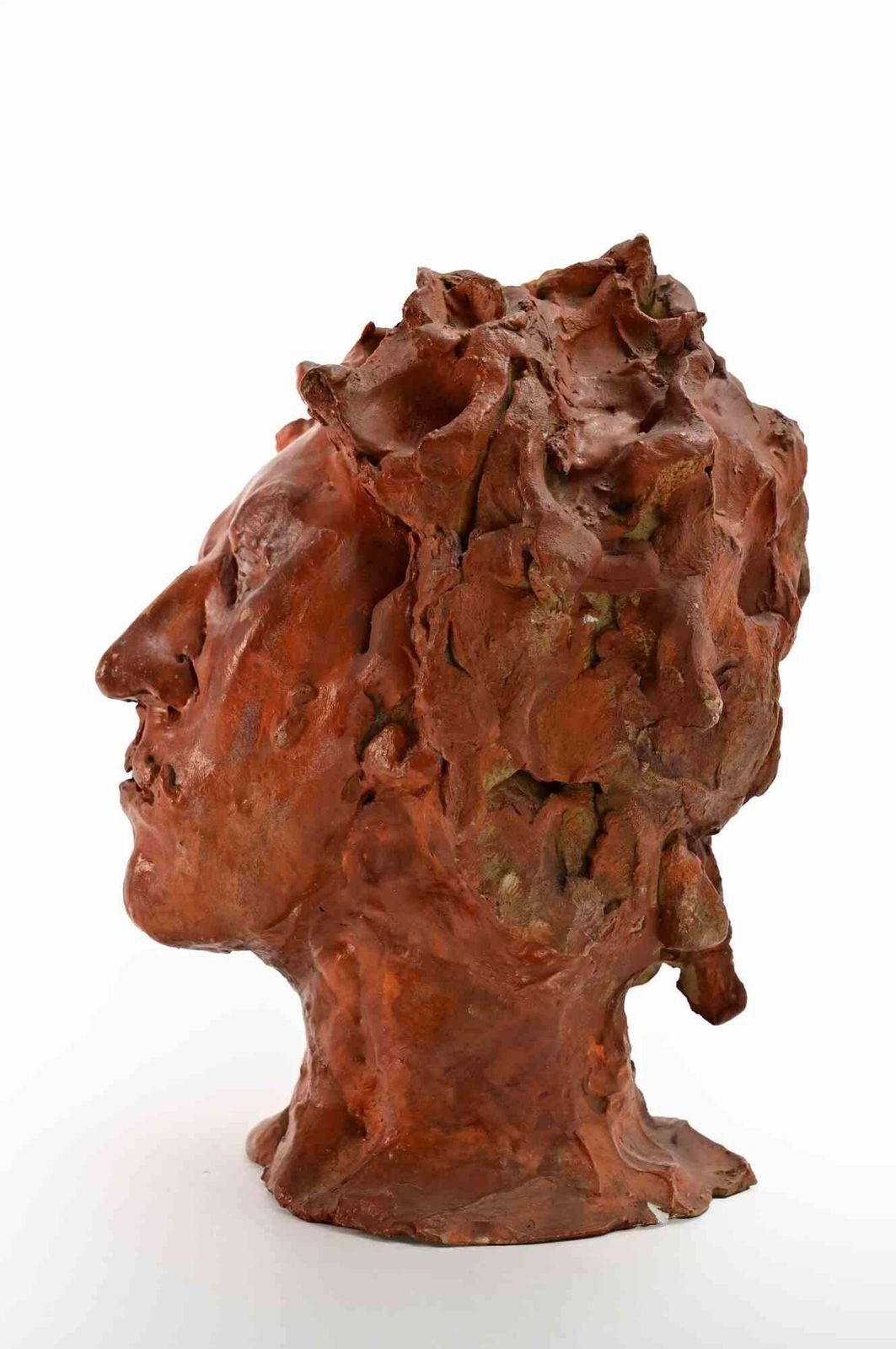 Portrait   Sculpture By Sirio Pellegrini   1960s photo for sale