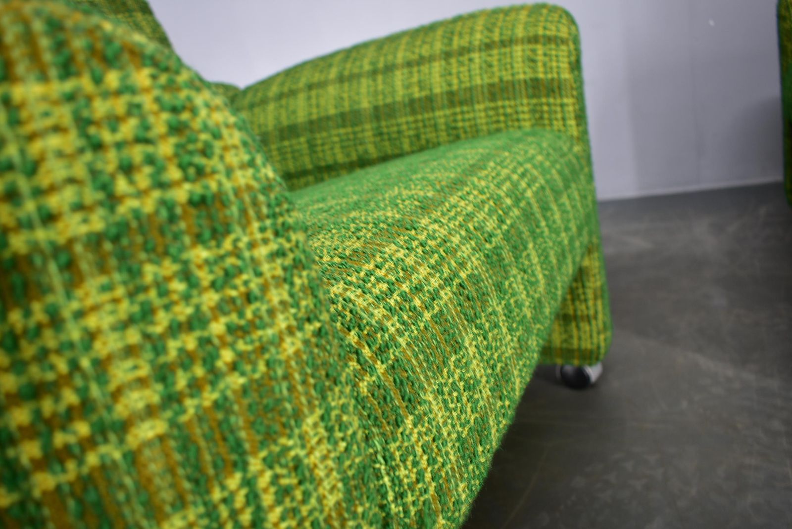 1970s , Pair Of Mid Century Modern Armchairs , Italy photo for sale