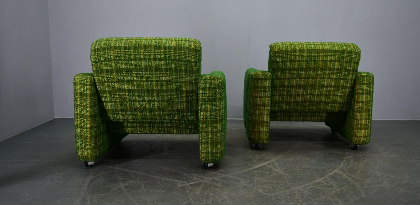 photo for sale 1970s , Pair Of Mid Century Modern Armchairs , Italy
