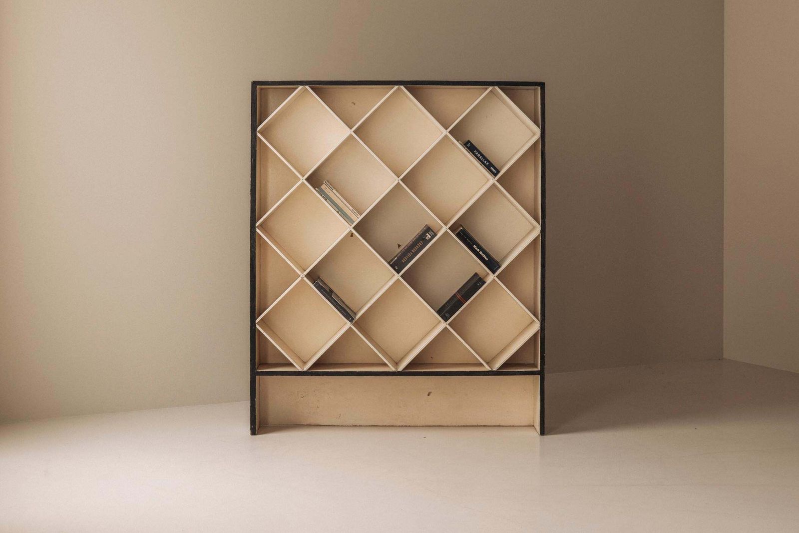 Geometric Open Bookcase, France 1950s.