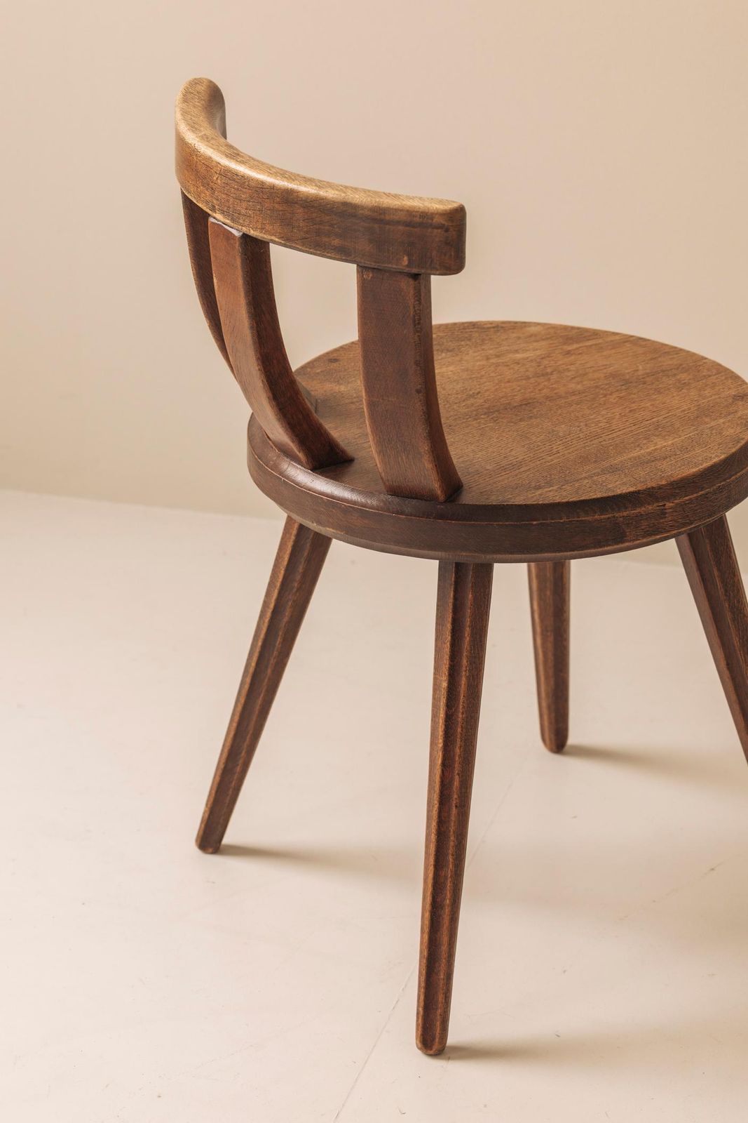 French Side Chair In Solid Oak, Dating From The Early 20th Century. photo buy