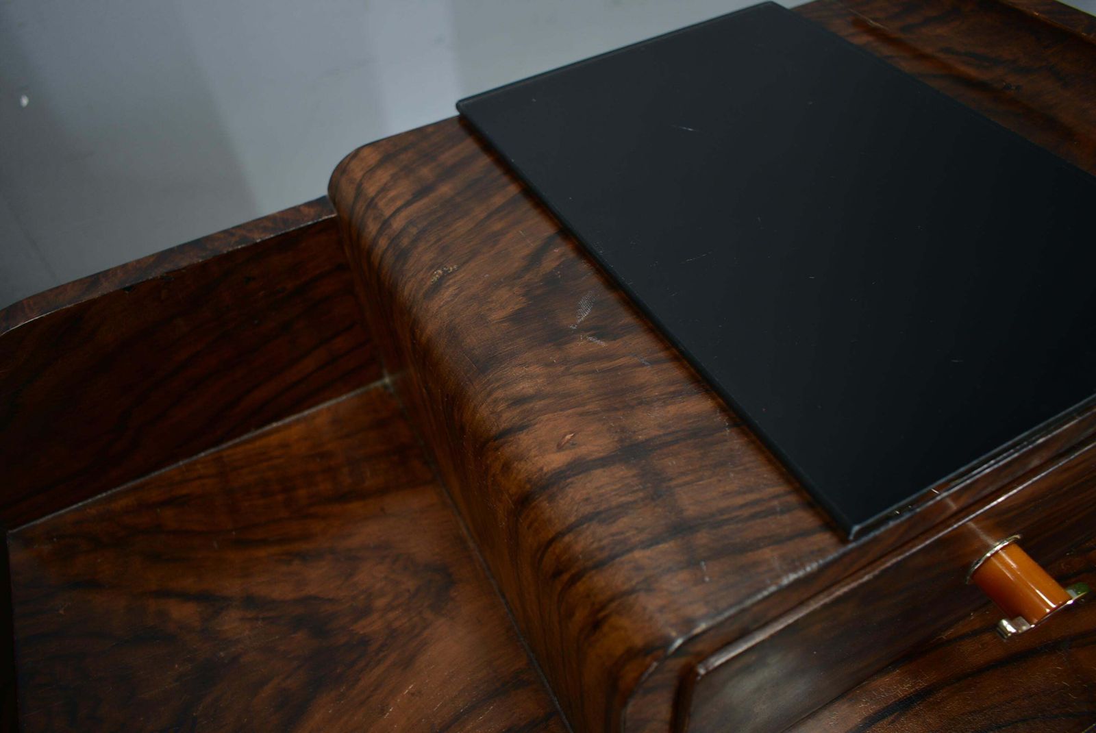 1931s Pair Of Art Deco Bedside Tables, Czechoslovakia photo buy