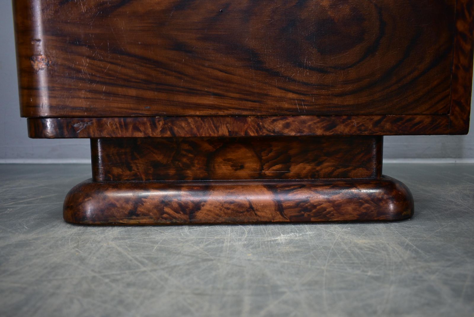 Furniture 1931s Pair Of Art Deco Bedside Tables, Czechoslovakia photo