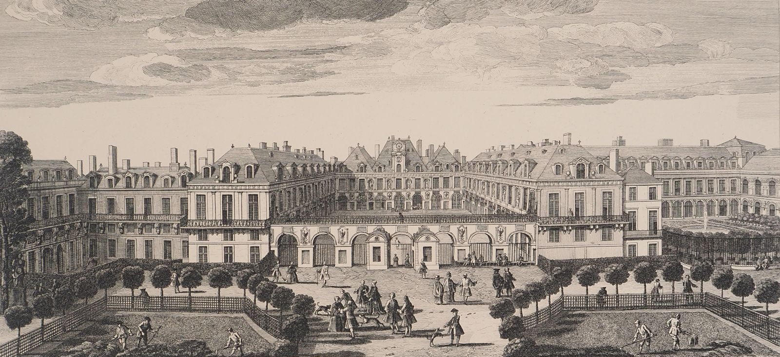 Life At The Royal Court   Original Etching, Signed photo for sale