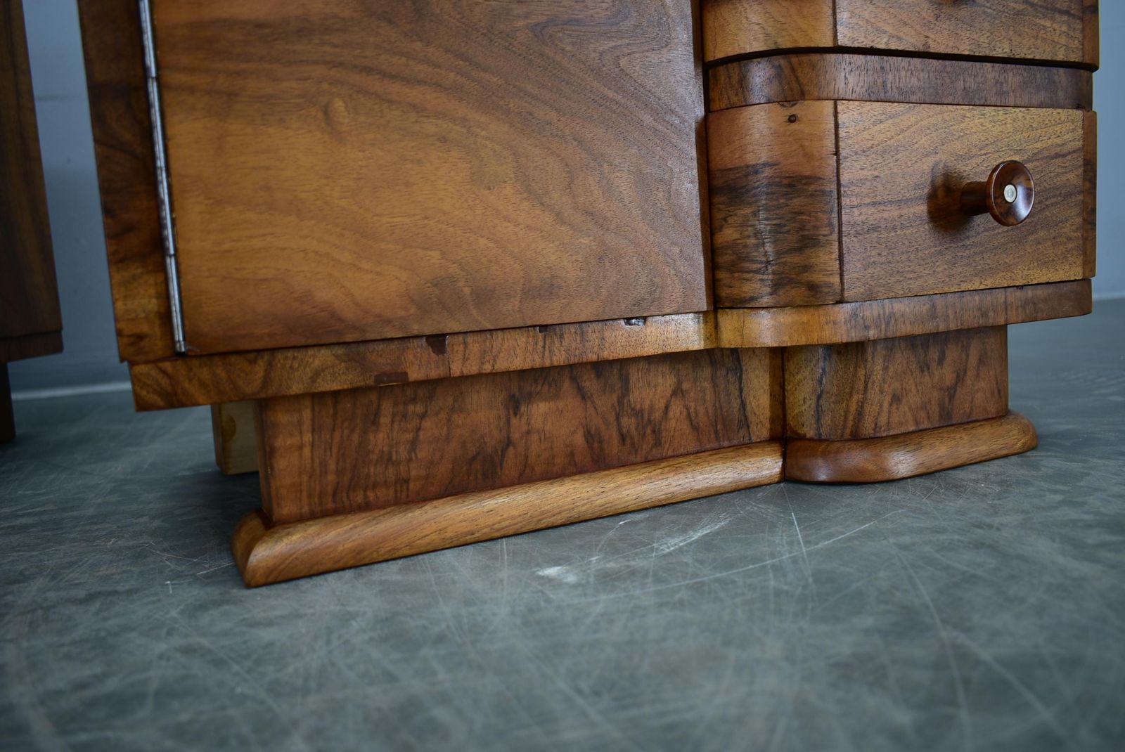 1937s Pair Of Art Deco Bedside Tables, Czechoslovakia photo 1317.0