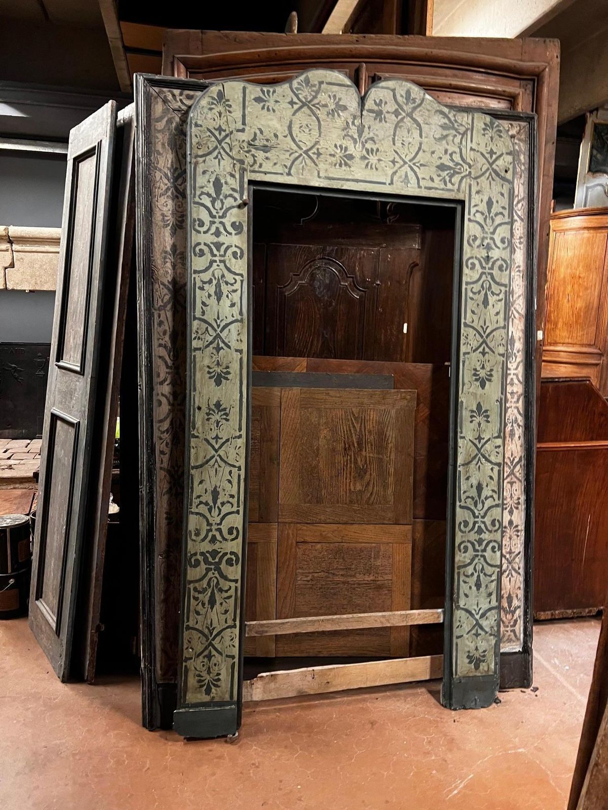 Lacquered Wood Portal, Italy photo furniture