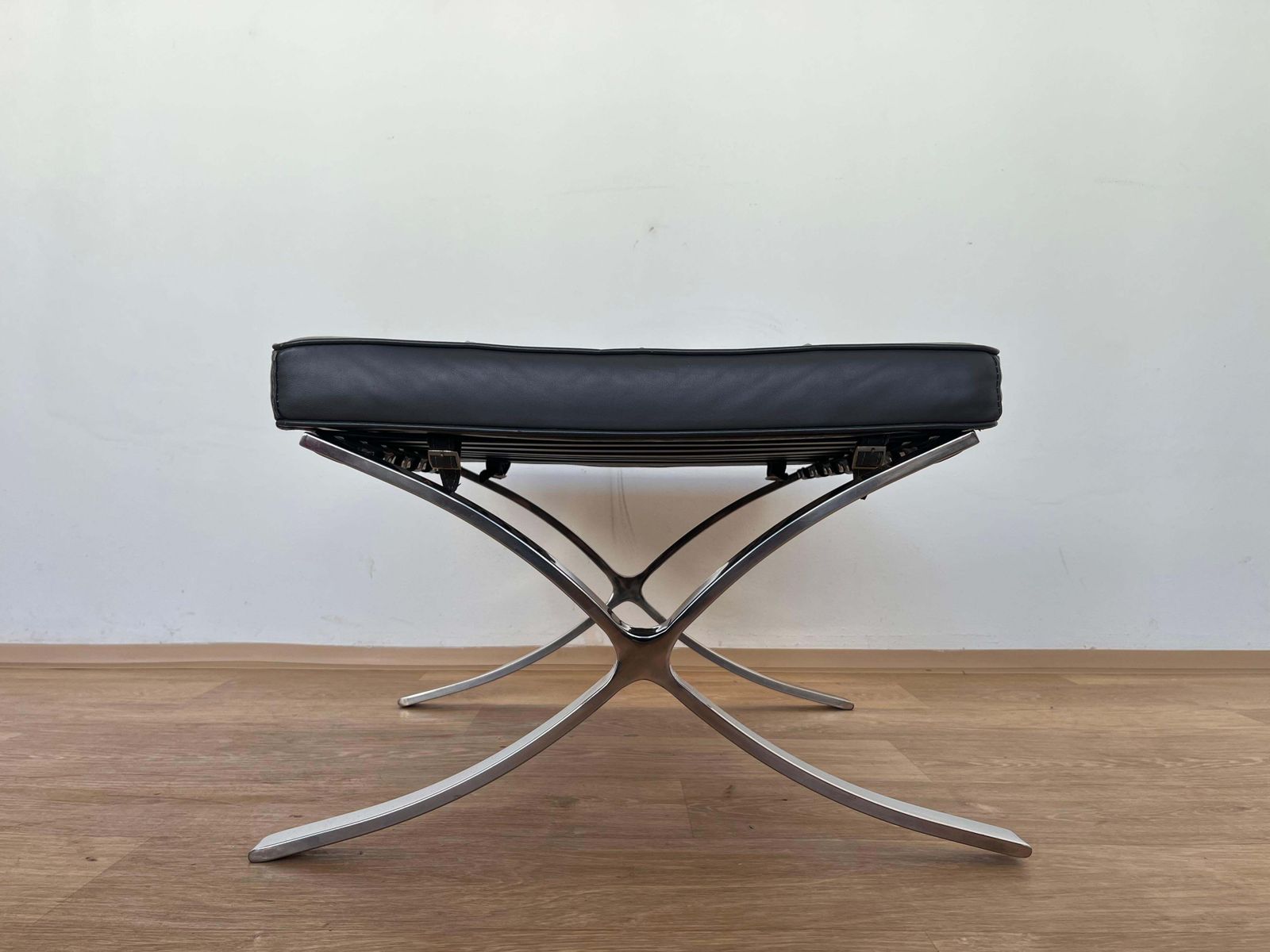Barcelona Footstool / Taburet By Ludwig Mies Van Der Rohe, 2000s photo furniture