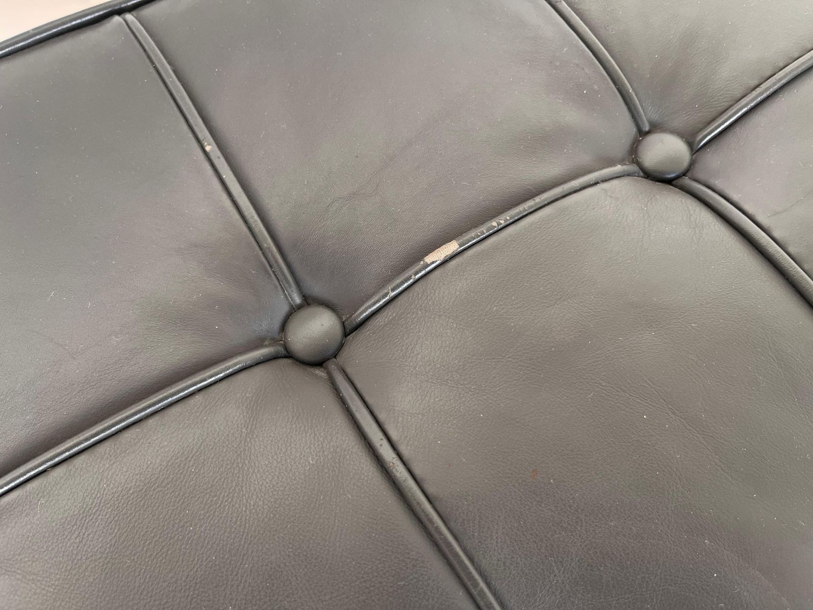 Barcelona Footstool / Taburet By Ludwig Mies Van Der Rohe, 2000s photo Furniture