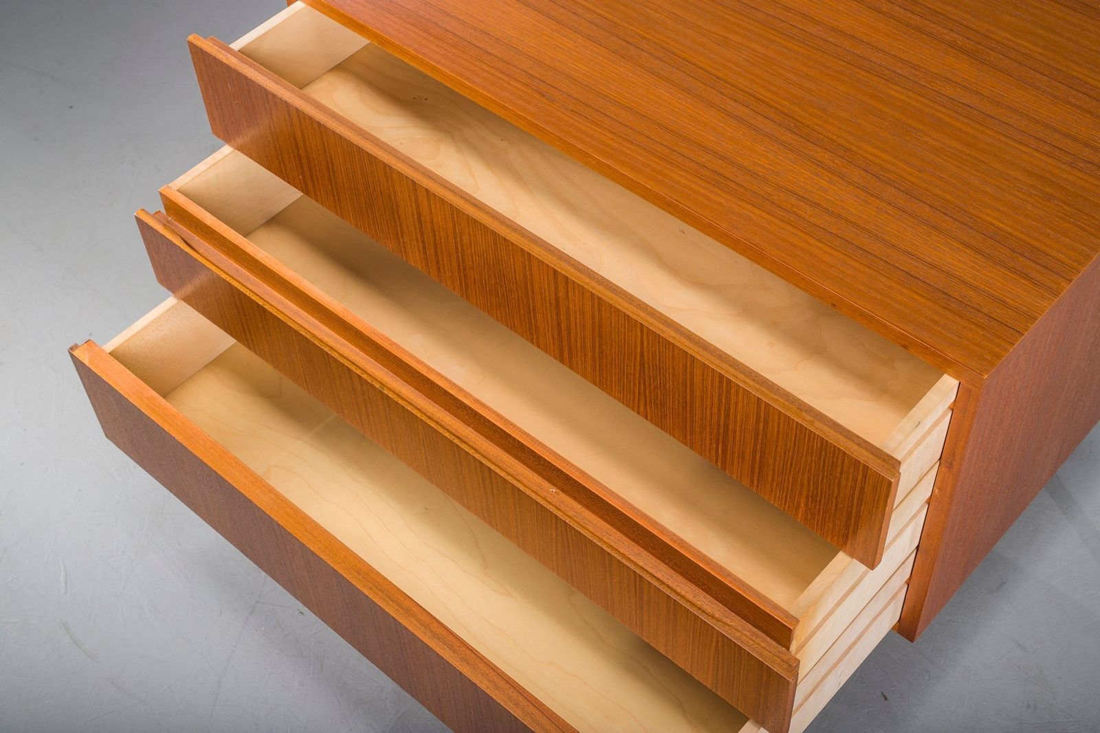 Furniture Teak Cabinet By Dieter Waeckerlin For Behr Möbel, Germany, 1960s photo