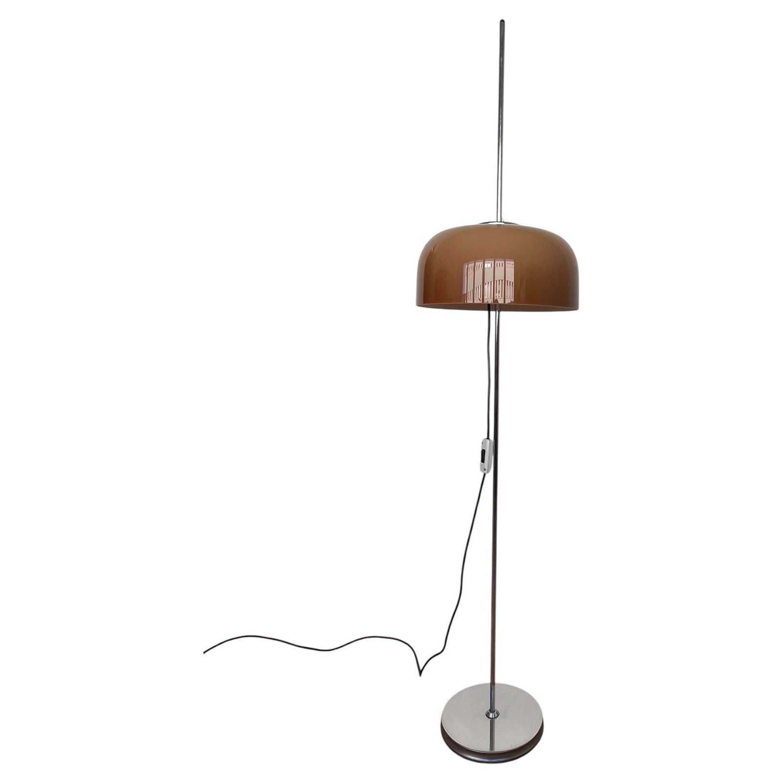 Design Mid Century Harvey Guzzini Meblo Floor Lamp , Italy 1970s