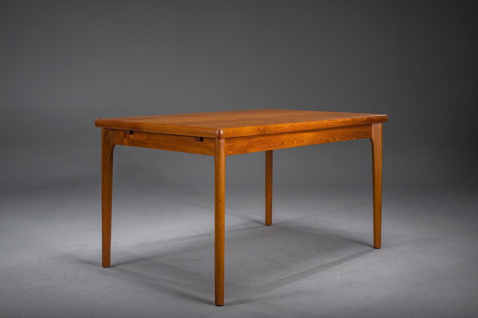 Danish Extendable Dining Table In Teak By Henning Kjærnulf For Vejle Møbelfabrik, 1960s