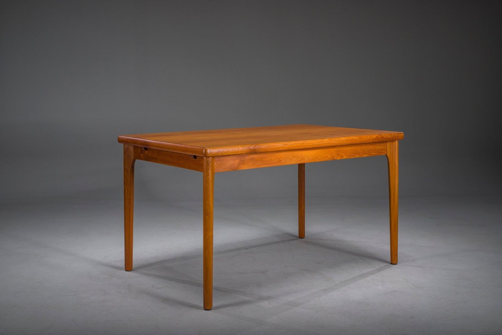 Danish Extendable Dining Table In Teak By Henning Kjærnulf For Vejle Møbelfabrik, 1960s photo Furniture