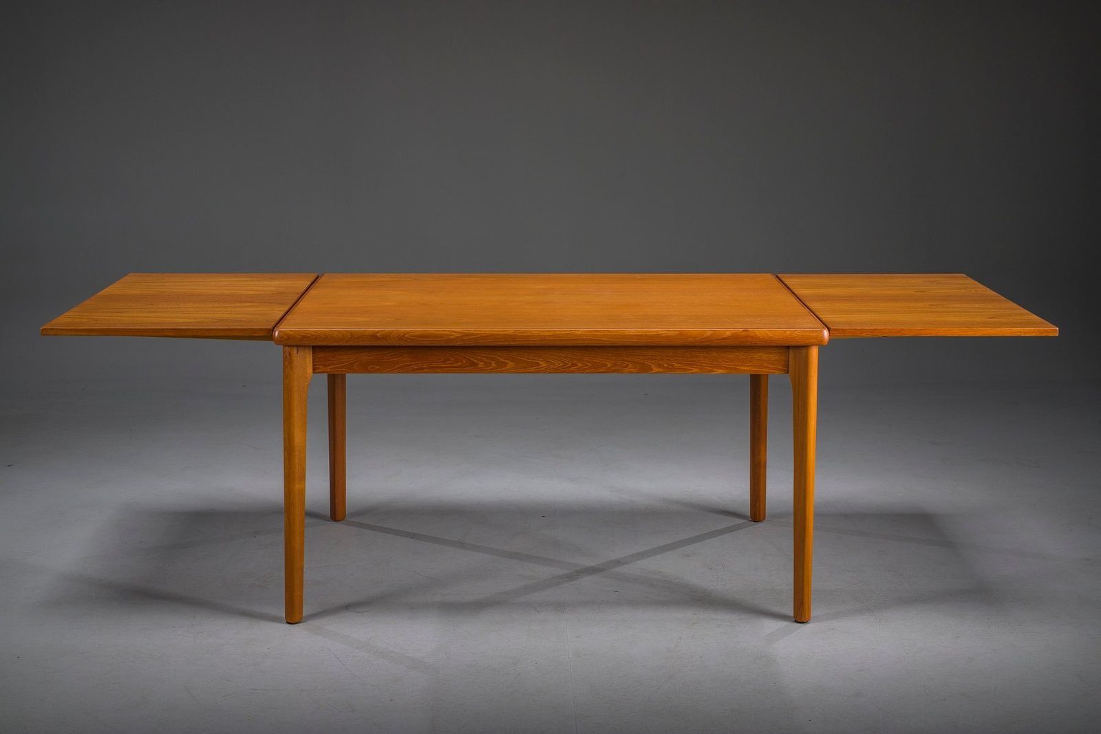 Danish Extendable Dining Table In Teak By Henning Kjærnulf For Vejle Møbelfabrik, 1960s photo buy