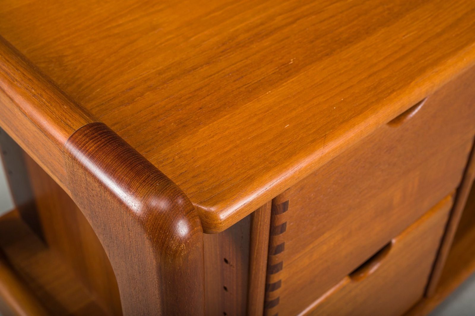Mid Century Danish Teak Vinyl Storage Cabinet From Dyrlund, 1960s photo 1393.0