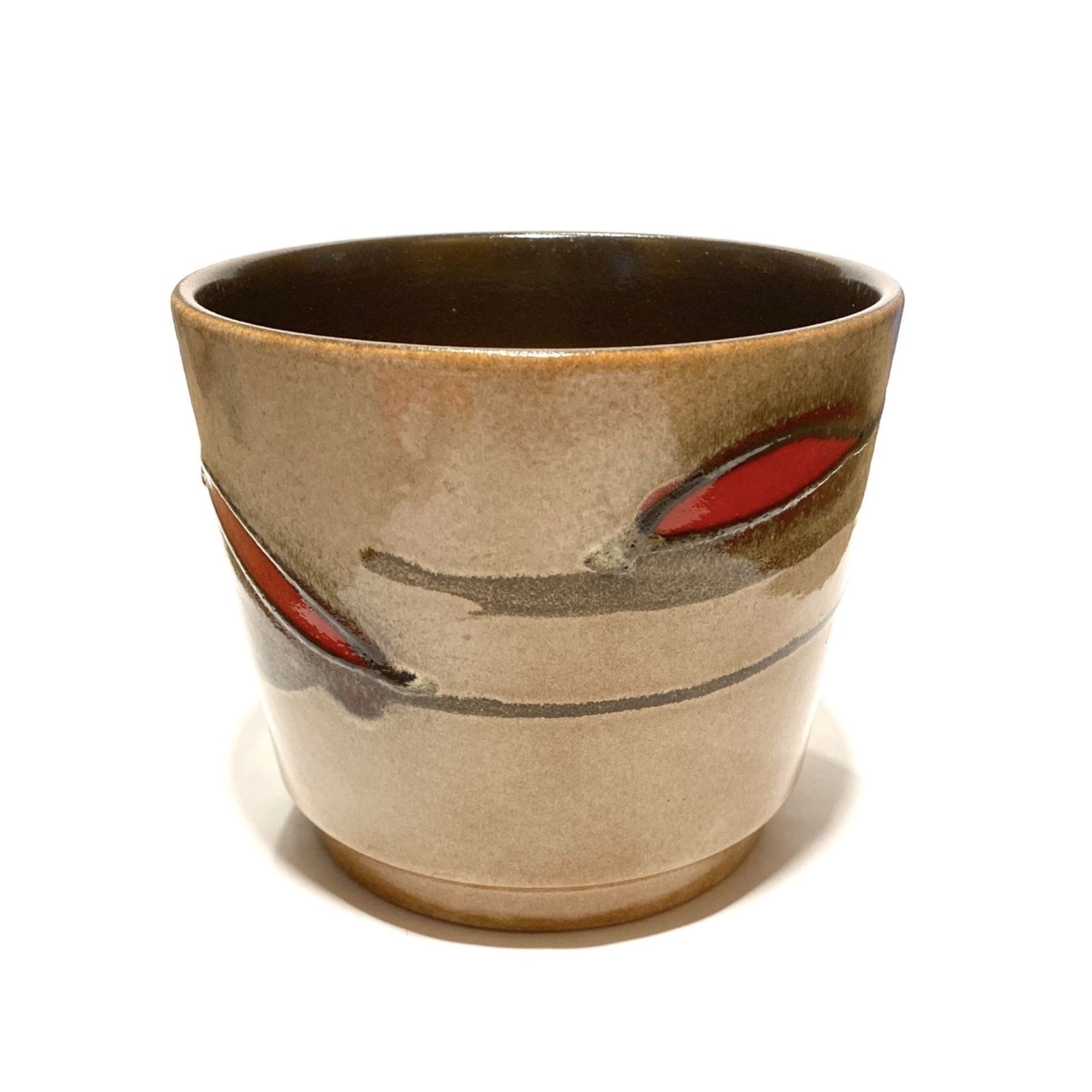 Scheurich Keramik 806 17 Planter In Red Fat Lava Glaze, 1970s West German Pottery photo vinterior