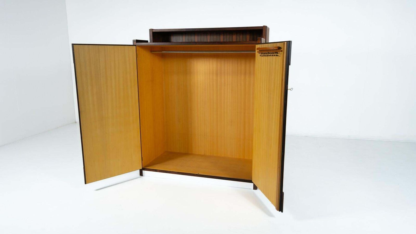 Mid Century Modern Wardrobe, Italy, 1970s photo vintage