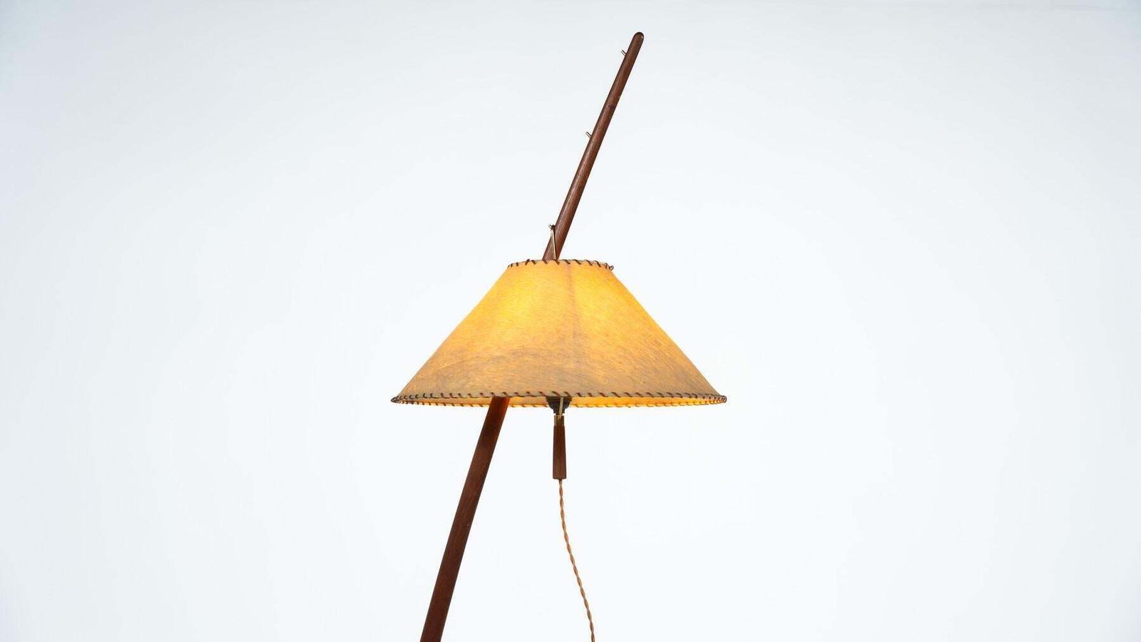 photo vintage Mid Century Floor Lamp Model 2076 "Dornstab" By J.T Kalmar   Austria, 1950s
