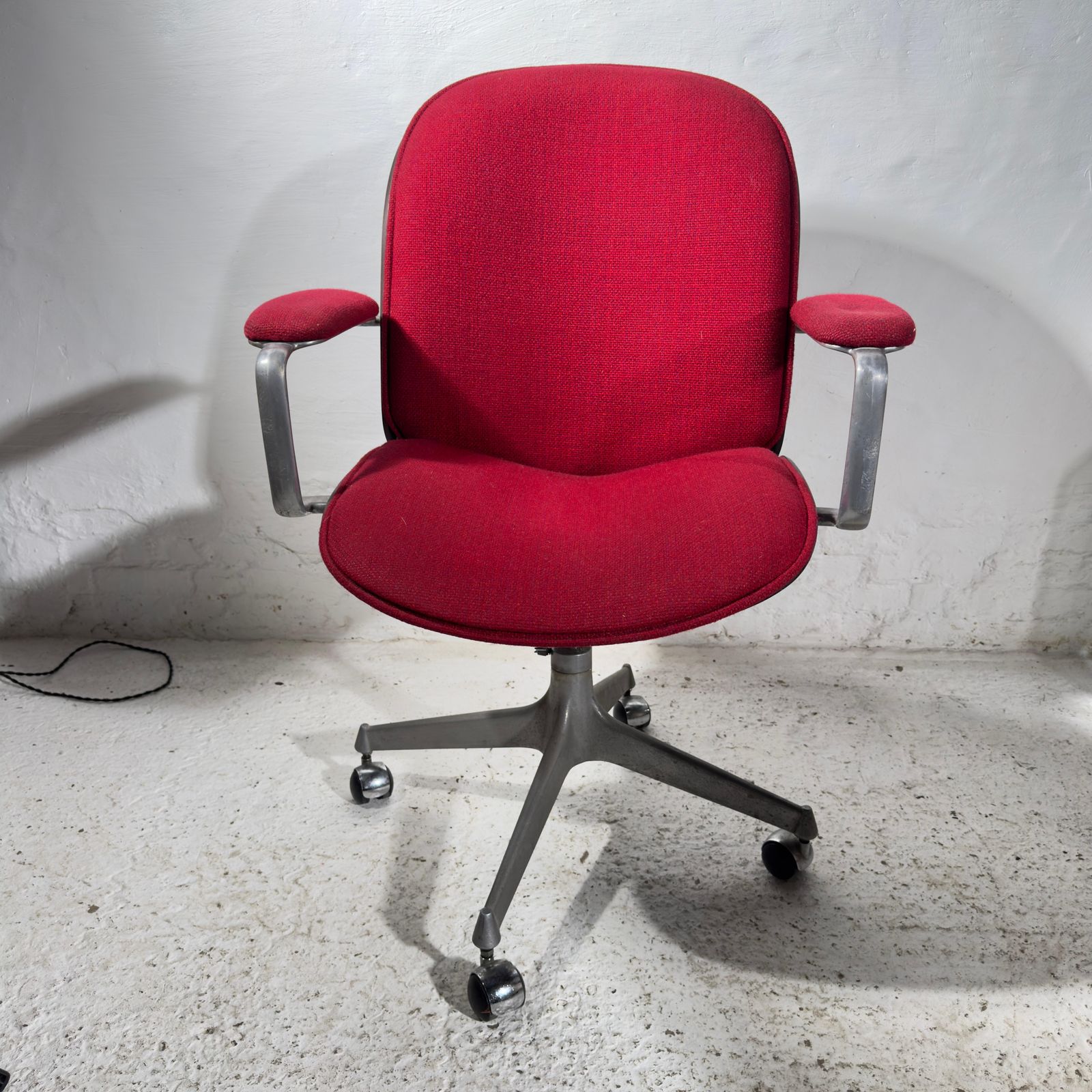 photo for sale Set Of Two Mim Armchairs, Desk, Office Chairs Designed By Ico Parisi, 1963